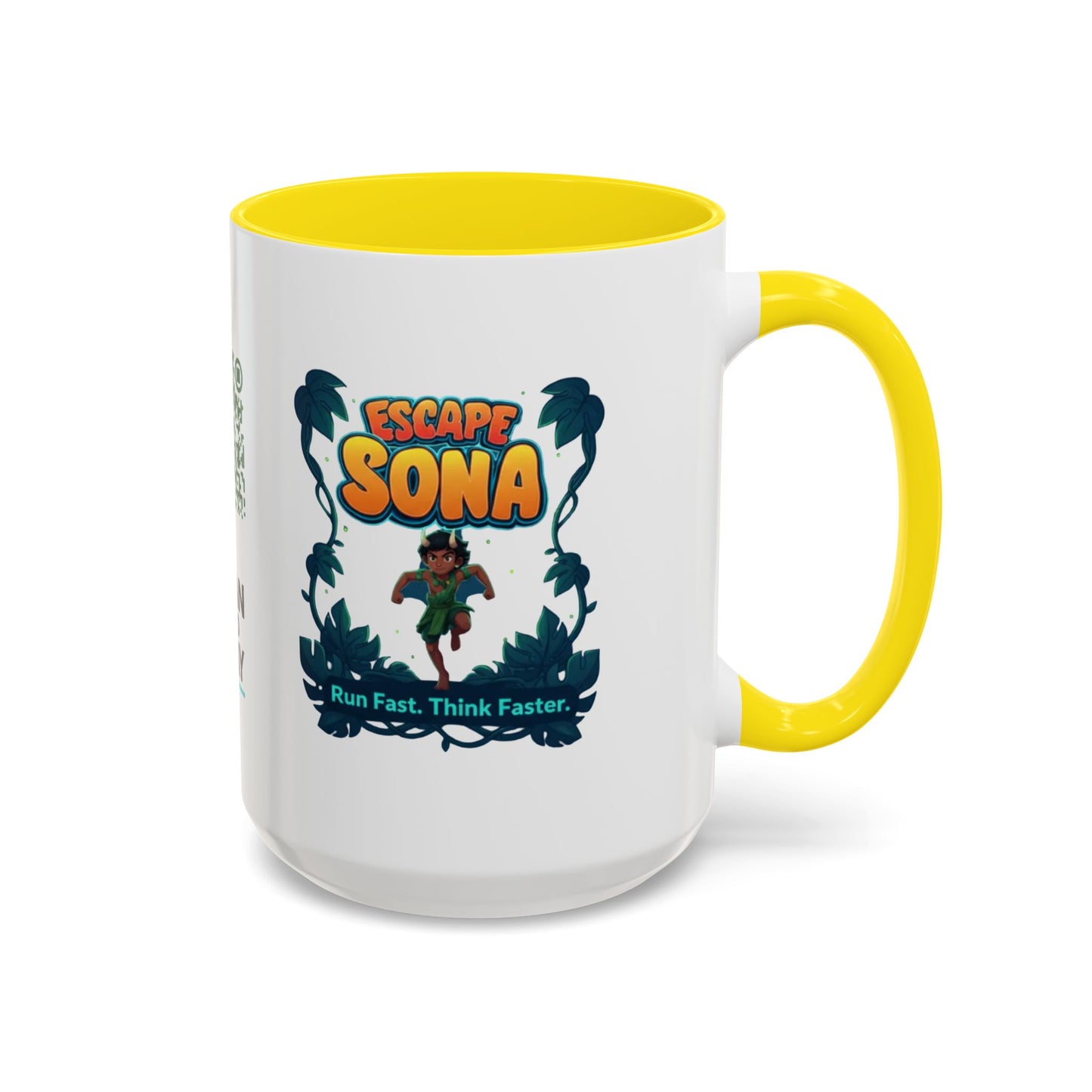 MahaSona Accent Mug – Sip in Style, Escape in Spirit - Whimsical Gift , Fun Drinkware, Perfect for Birthdays, Holidays, Office Decor