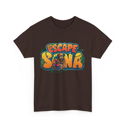 Escape Sona Adventure Tee, Unisex Cotton T-Shirt, Jungle Theme Shirt, Gift for Adventure Lovers, Fun Escape Room Shirt