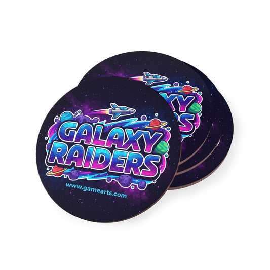 Galaxy Raiders Coasters - Gaming Accessories, Unique Party Favors, Home Decor, Geek Gifts, Table Protection