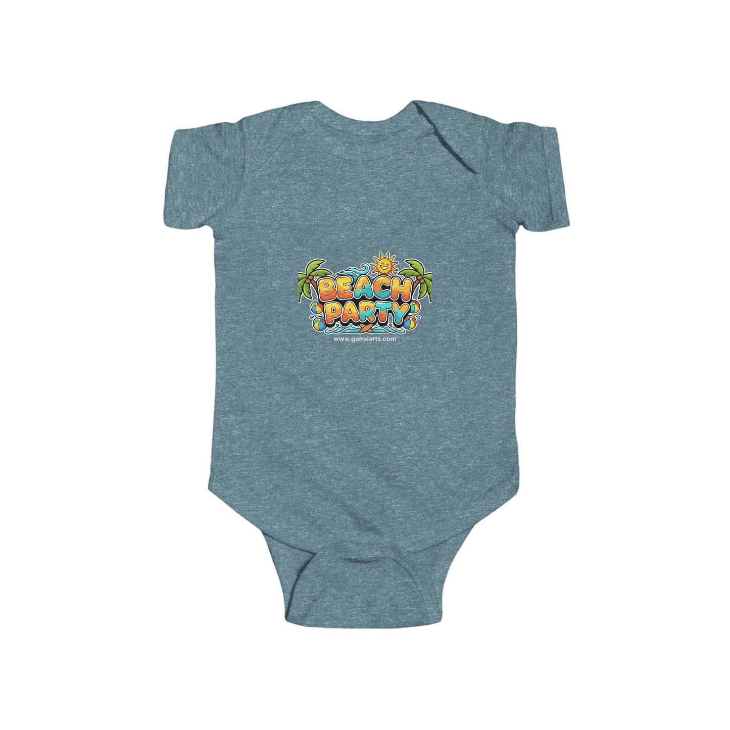 Beach Baby Bodysuit, Cute Infant Outfit, Summer Baby Clothes, Unisex Baby Gift, Tropical Baby Wear