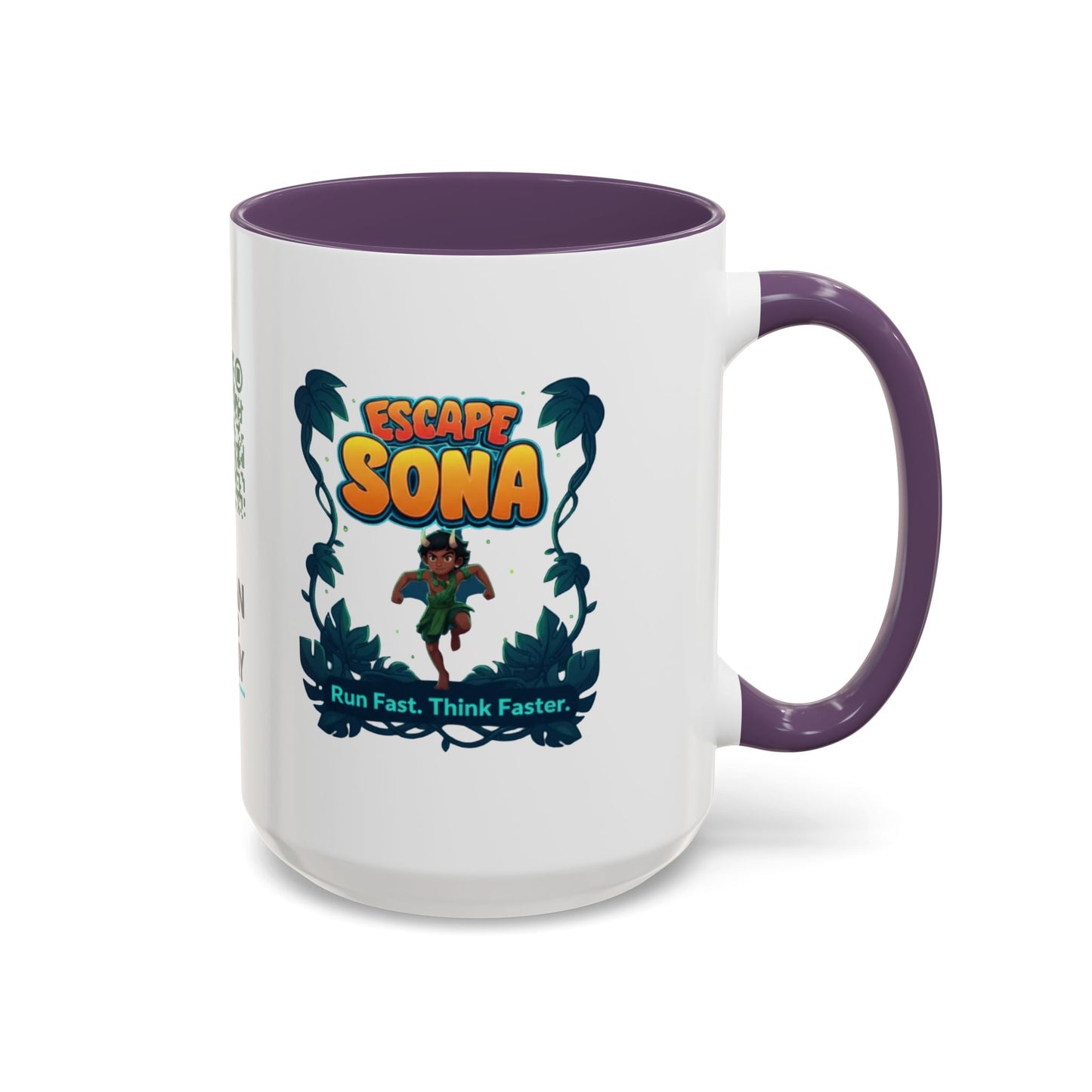 MahaSona Accent Mug – Sip in Style, Escape in Spirit - Whimsical Gift , Fun Drinkware, Perfect for Birthdays, Holidays, Office Decor