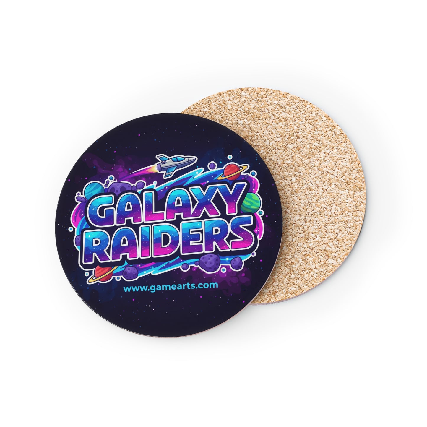 Galaxy Raiders Coasters - Gaming Accessories, Unique Party Favors, Home Decor, Geek Gifts, Table Protection