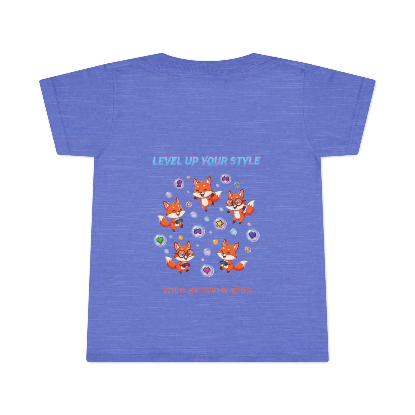 Bubble Fox Toddler Tee – Big Fun for Little Adventurers