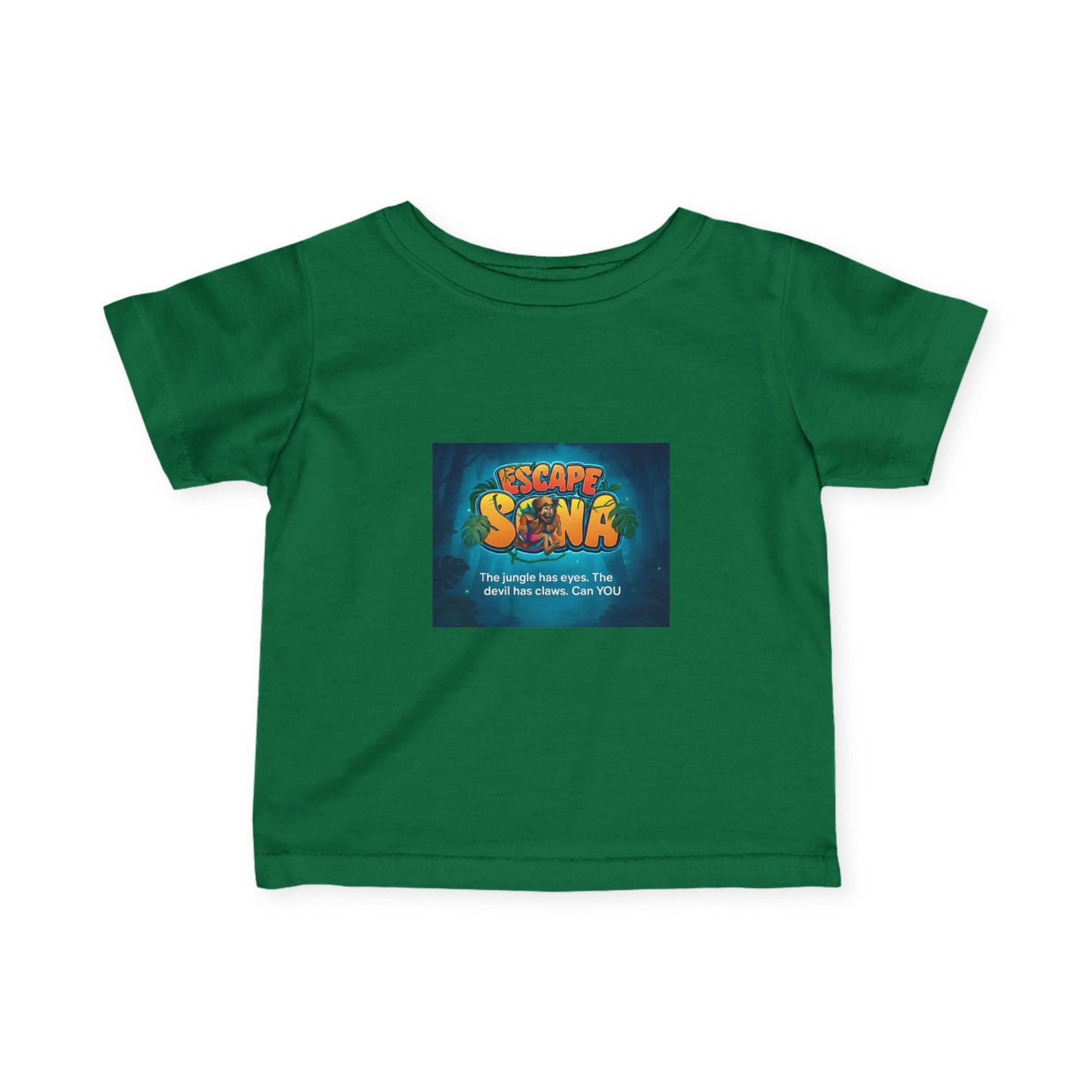 Infant Adventure Tee, Cute Baby T-Shirt, Escape Sona Kids Wear, Toddler Fun Clothing, Summer Vacation Gift, Playful Baby Apparel