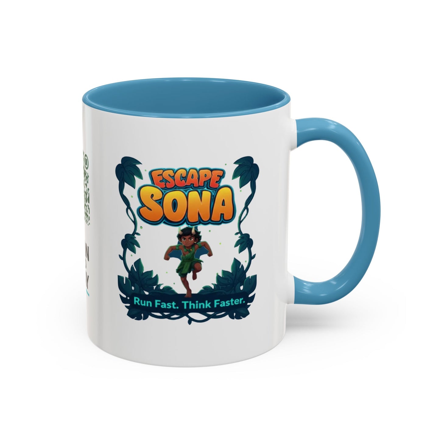 MahaSona Accent Mug – Sip in Style, Escape in Spirit - Whimsical Gift , Fun Drinkware, Perfect for Birthdays, Holidays, Office Decor
