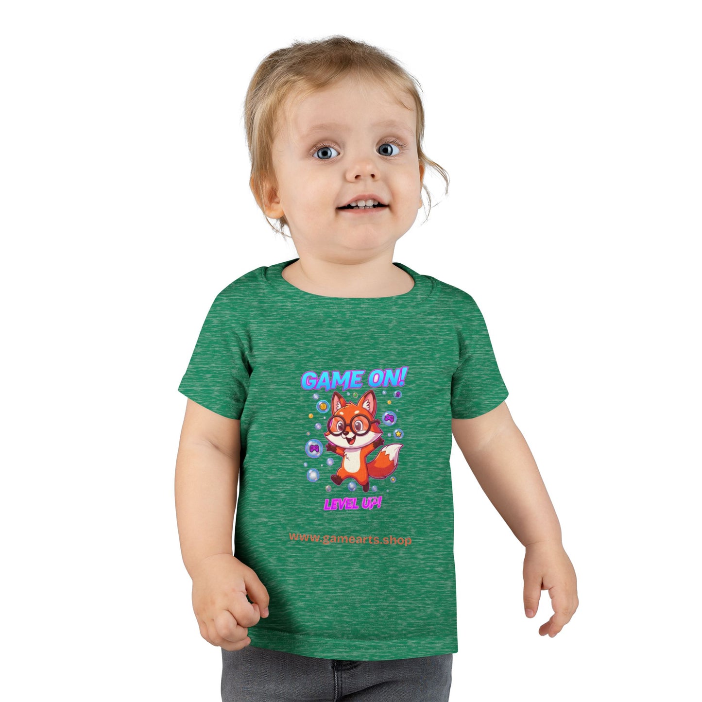 Bubble Fox Toddler Tee – Big Fun for Little Adventurers