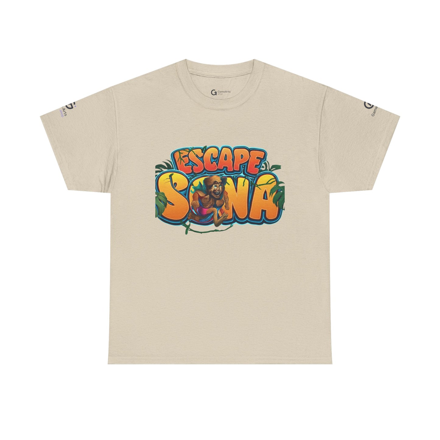 Escape Sona Adventure Tee, Unisex Cotton T-Shirt, Jungle Theme Shirt, Gift for Adventure Lovers, Fun Escape Room Shirt