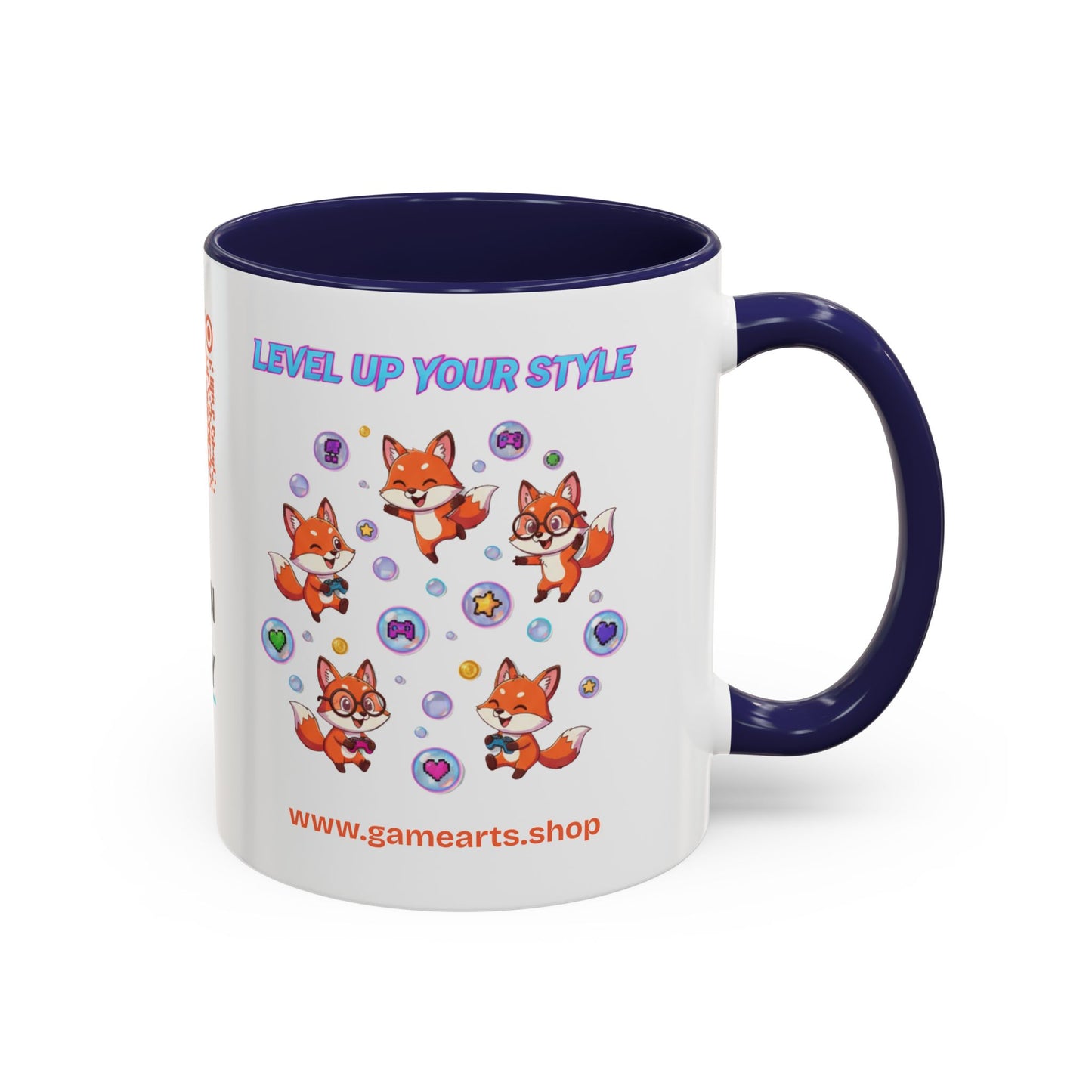 Bubble Fox Coffee Mug: Level Up Your Style, Cute Fox Design, Perfect for Coffee Lovers, Unique Home Decor