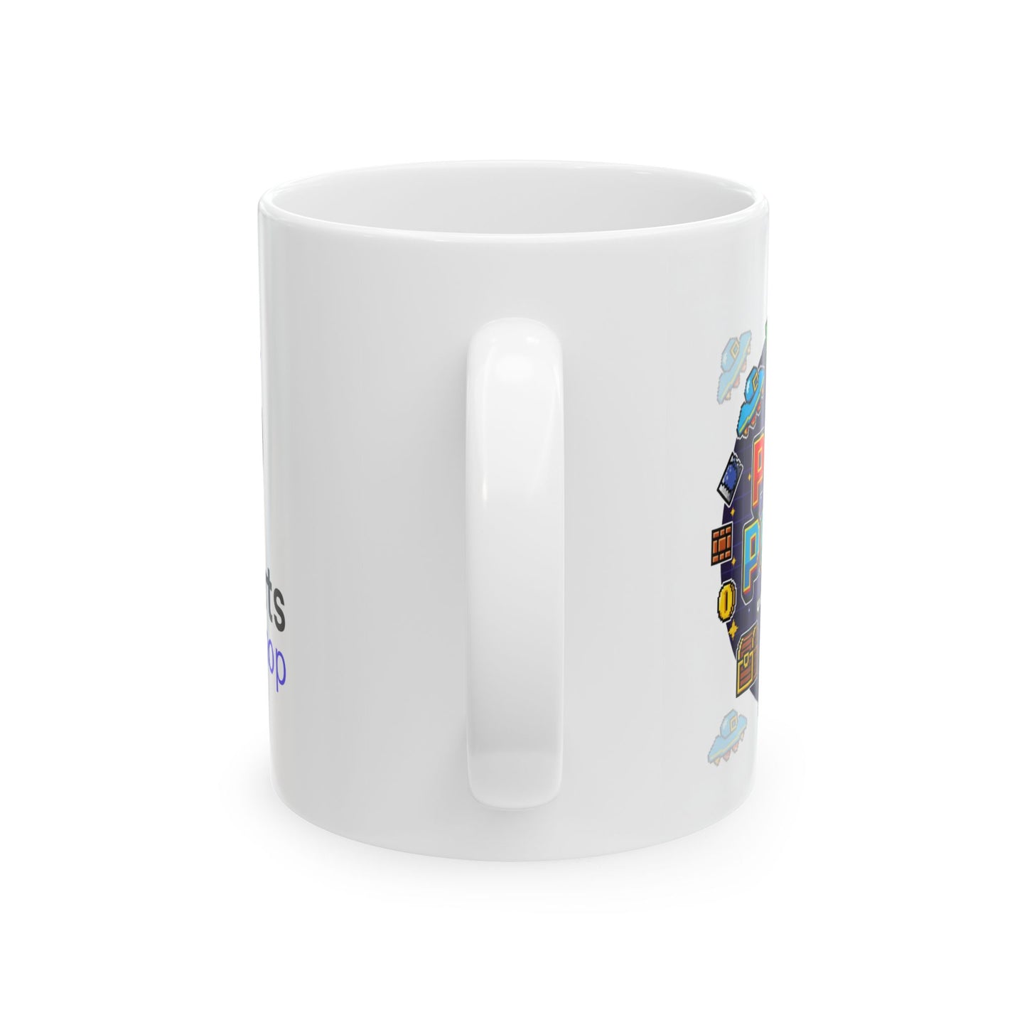 Colorful Gamer Mug - Perfect Gift for Gamers, Coffee Lovers, Video Game Enthusiasts, Unique Collectible, Game Night Essential