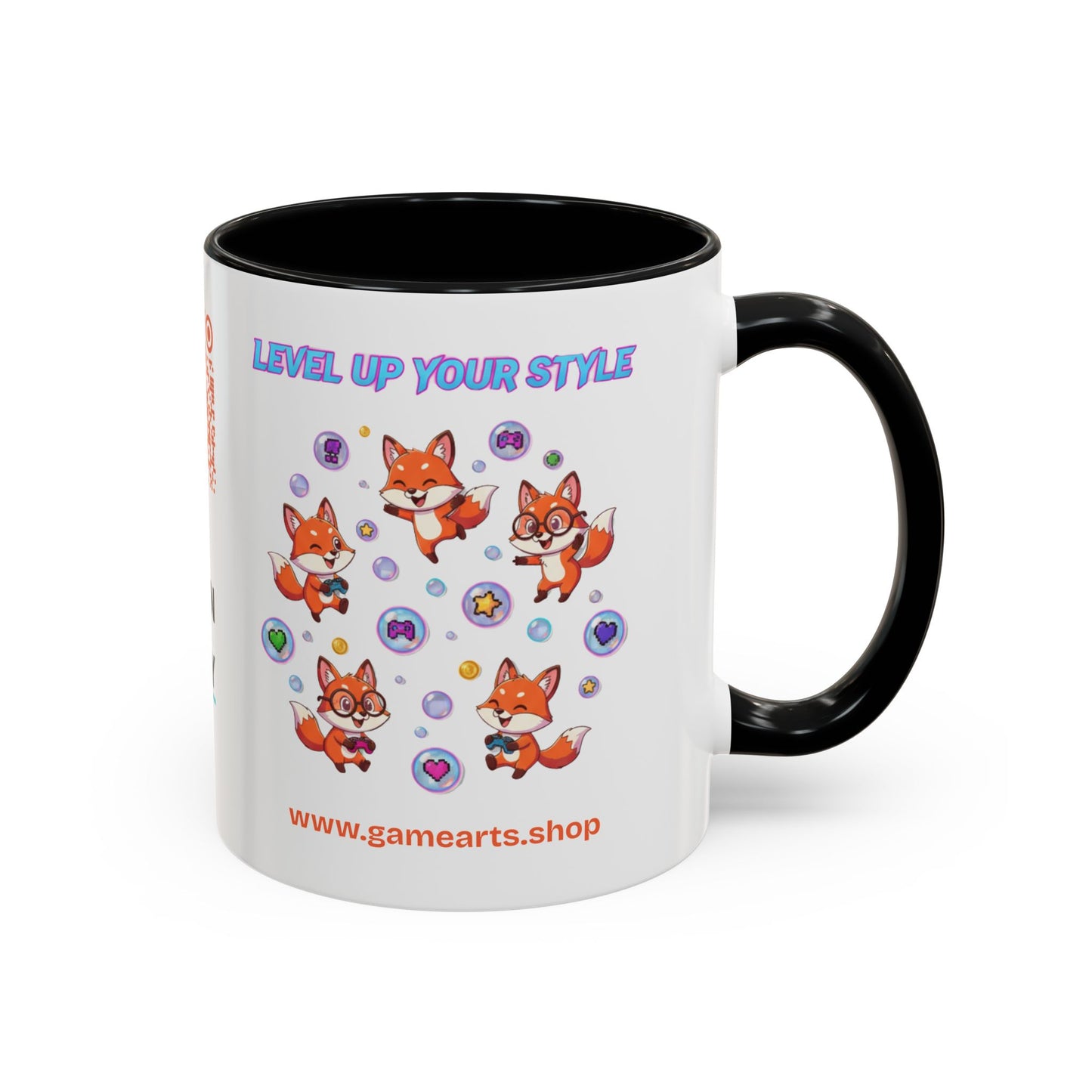 Bubble Fox Coffee Mug: Level Up Your Style, Cute Fox Design, Perfect for Coffee Lovers, Unique Home Decor