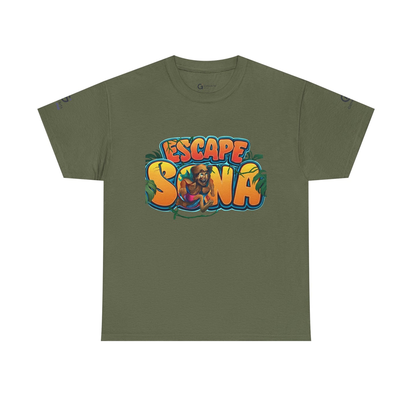 Escape Sona Adventure Tee, Unisex Cotton T-Shirt, Jungle Theme Shirt, Gift for Adventure Lovers, Fun Escape Room Shirt