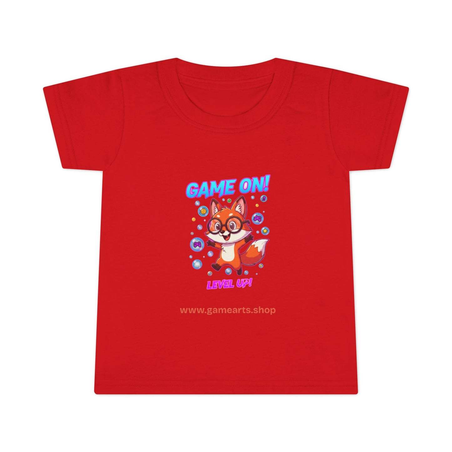 Bubble Fox Toddler Tee – Big Fun for Little Adventurers