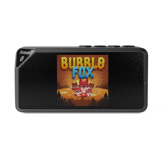 Bubble Fox Pixel Pop Bluetooth Speaker , Retro Tech, Music Lover Gift, Home Decor, Gaming Accessory, Party Essential