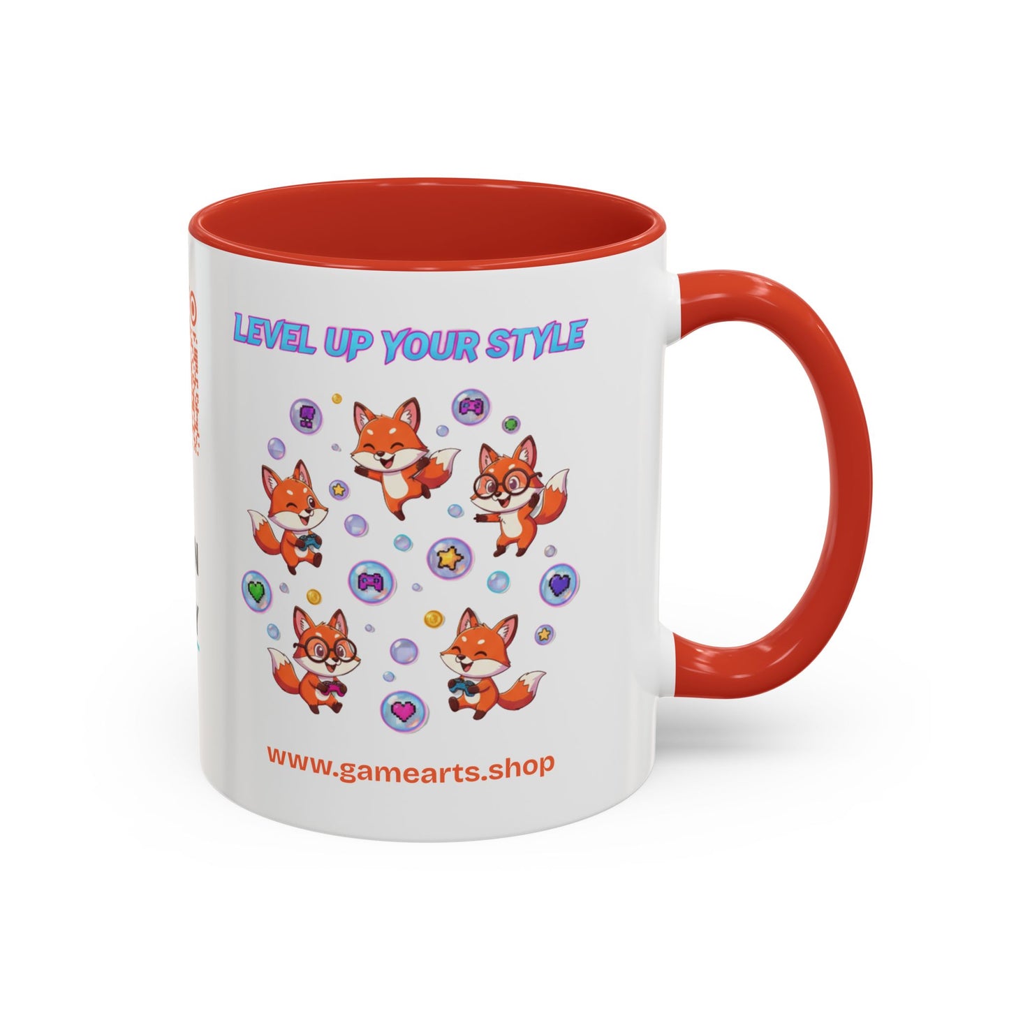 Bubble Fox Coffee Mug: Level Up Your Style, Cute Fox Design, Perfect for Coffee Lovers, Unique Home Decor