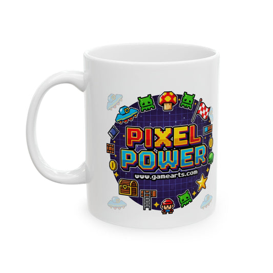 Colorful Gamer Mug - Perfect Gift for Gamers, Coffee Lovers, Video Game Enthusiasts, Unique Collectible, Game Night Essential