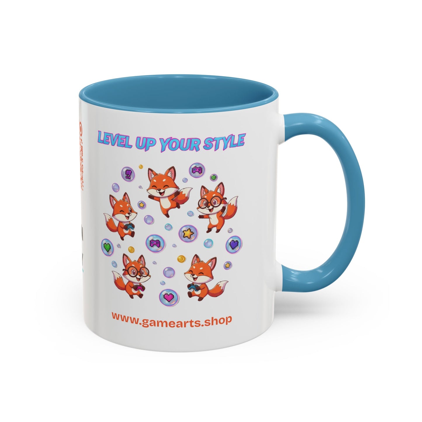 Bubble Fox Coffee Mug: Level Up Your Style, Cute Fox Design, Perfect for Coffee Lovers, Unique Home Decor