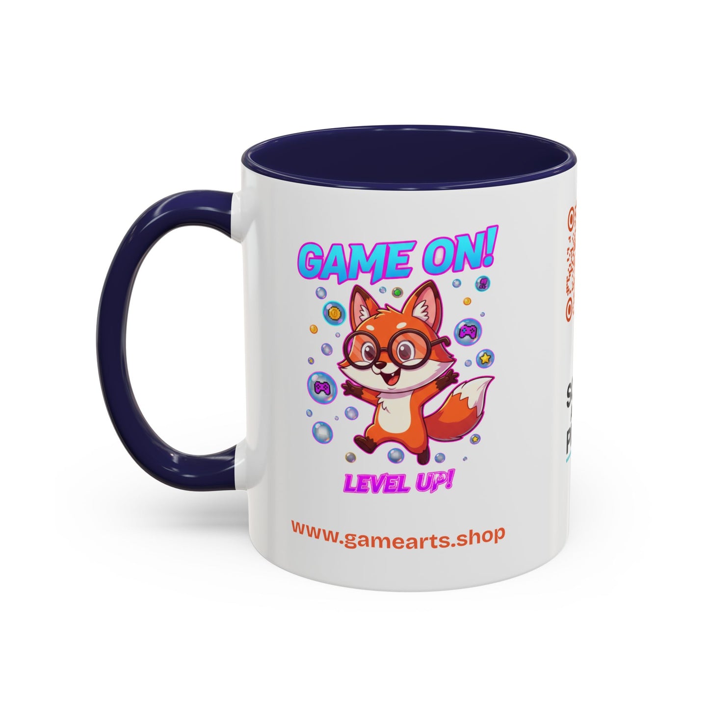 Bubble Fox Coffee Mug: Level Up Your Style, Cute Fox Design, Perfect for Coffee Lovers, Unique Home Decor