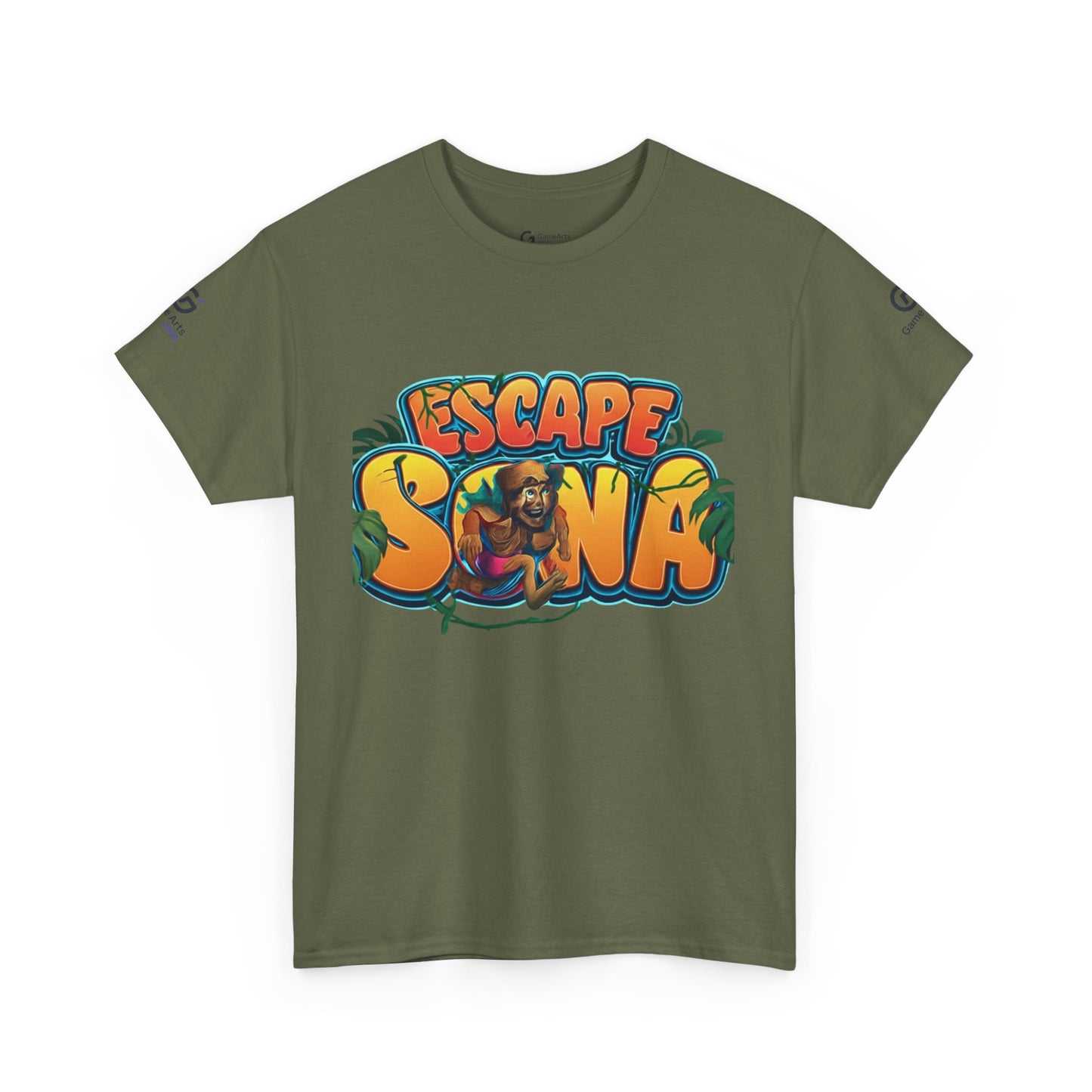 Escape Sona Adventure Tee, Unisex Cotton T-Shirt, Jungle Theme Shirt, Gift for Adventure Lovers, Fun Escape Room Shirt