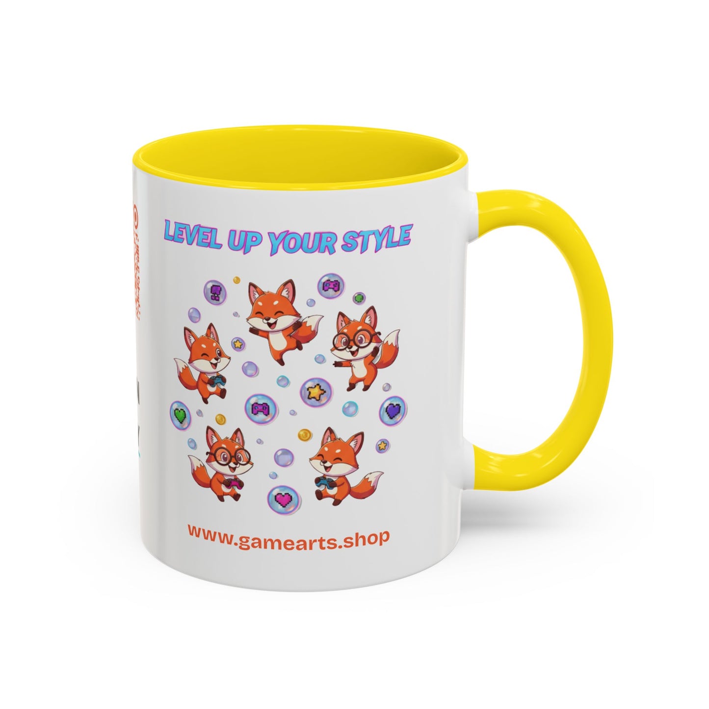 Bubble Fox Coffee Mug: Level Up Your Style, Cute Fox Design, Perfect for Coffee Lovers, Unique Home Decor