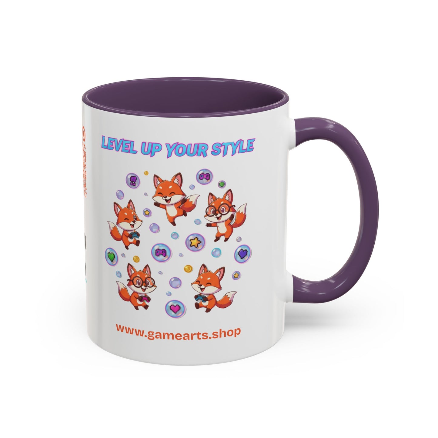 Bubble Fox Coffee Mug: Level Up Your Style, Cute Fox Design, Perfect for Coffee Lovers, Unique Home Decor