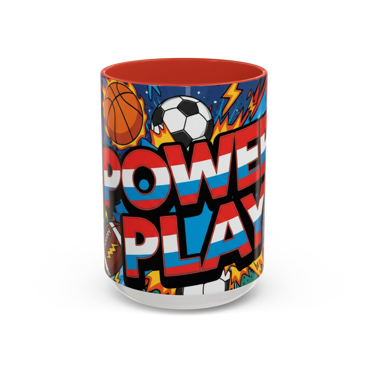 Sports-Themed Coffee Mug: 'Power Play' | Perfect Gift for Athletes, Gamers, or Sports Lovers | 11oz & 15oz | Great for Birthdays, [...]
