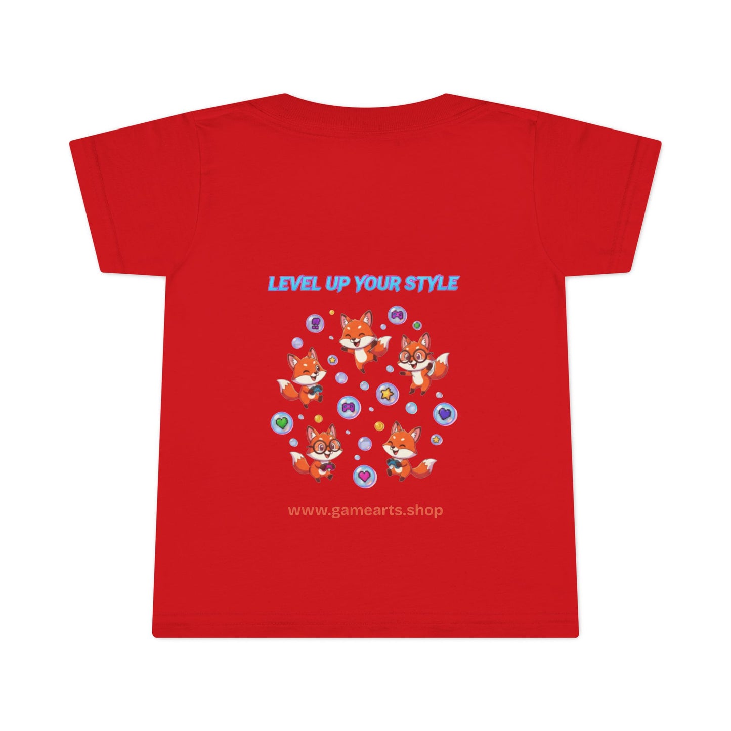 Bubble Fox Toddler Tee – Big Fun for Little Adventurers