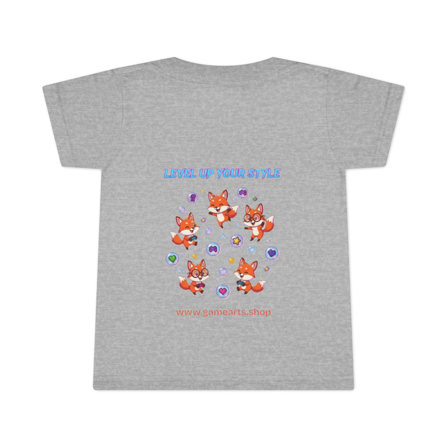 Bubble Fox Toddler Tee – Big Fun for Little Adventurers