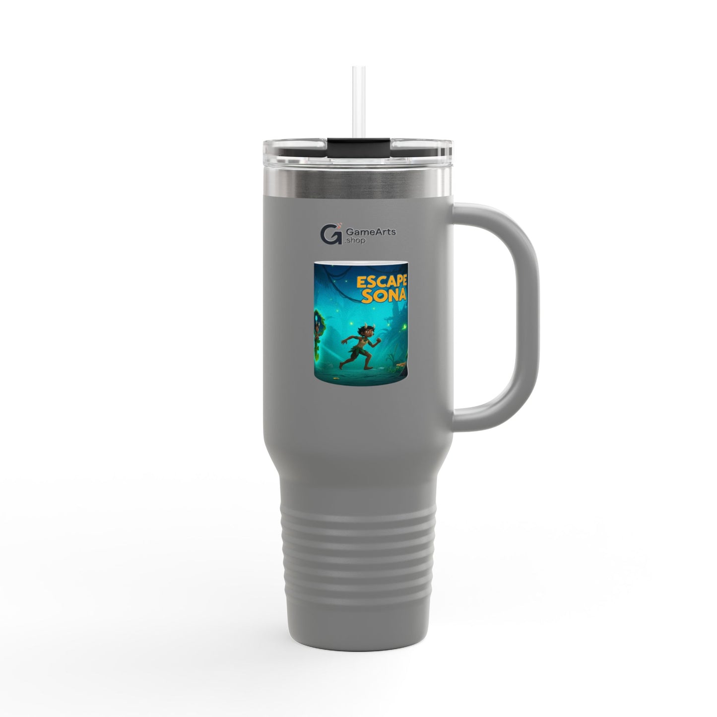 Escape to Adventure Insulated Travel Mug, 40oz | Ideal for Outdoor Enthusiasts, Gifts for Travelers, Motivational Coffee Cup, [...]