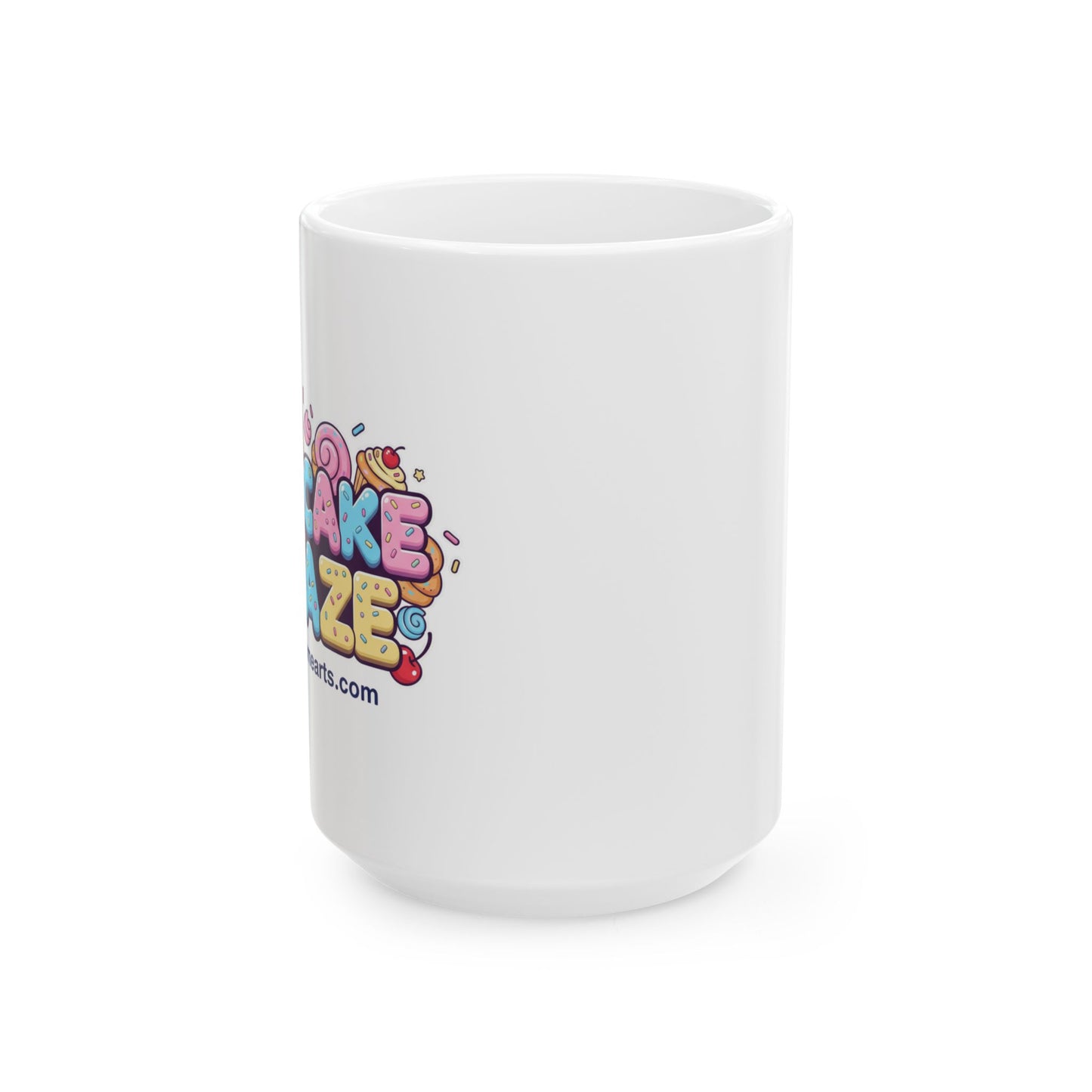 Cupcake Craze Ceramic Mug - Fun Coffee Cup, Gift for Bakers, Kitchen Decor, Birthday Party Essential, Sweet Treat Lover