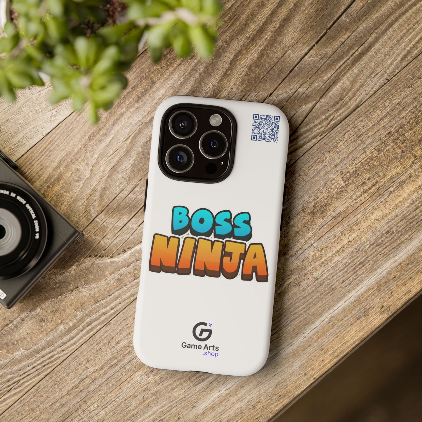 Boss Ninja Phone Case - Tough and Stylish Cover, Gamer Gift, Cool Phone Accessory, Fun Design, Unique Tech Protection
