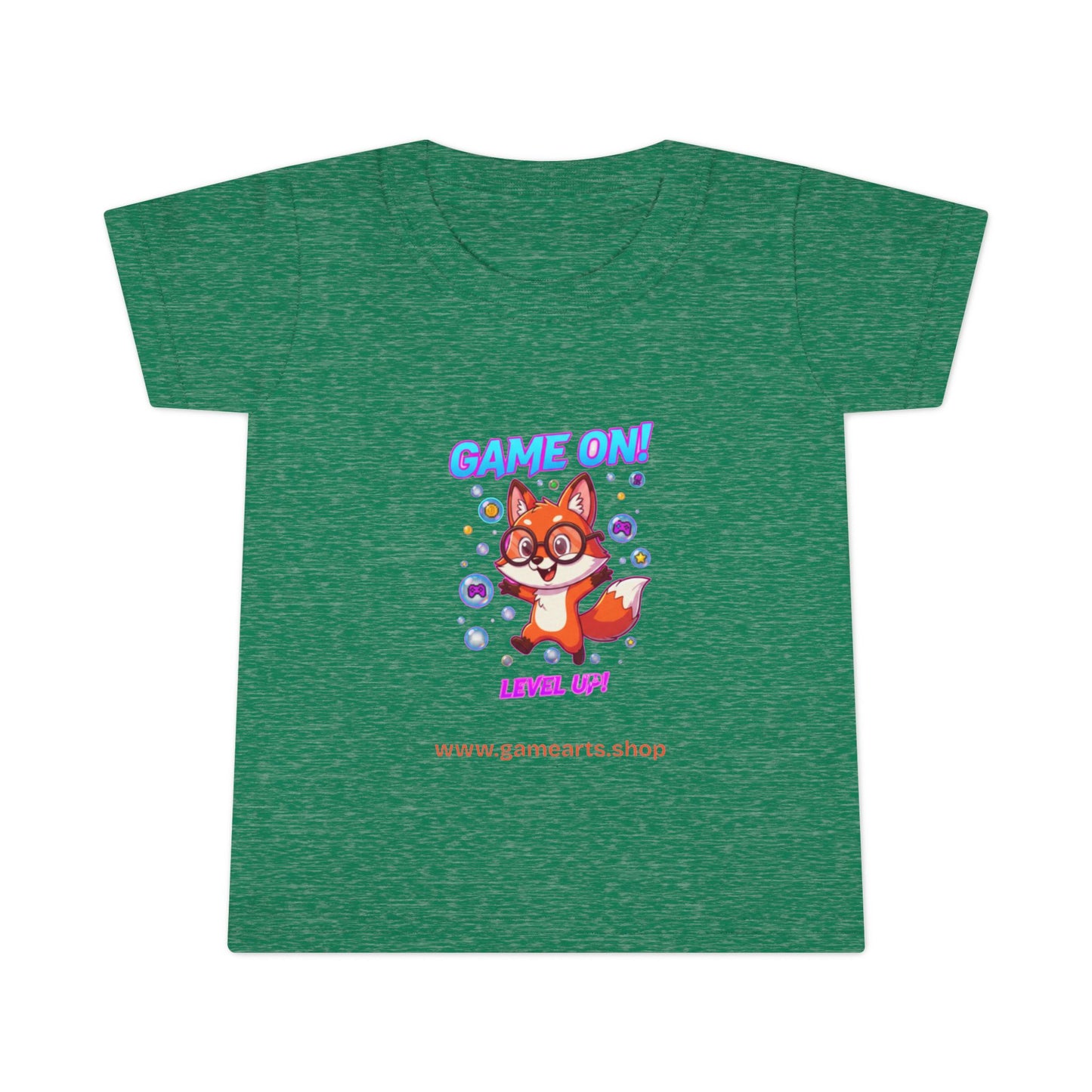 Bubble Fox Toddler Tee – Big Fun for Little Adventurers