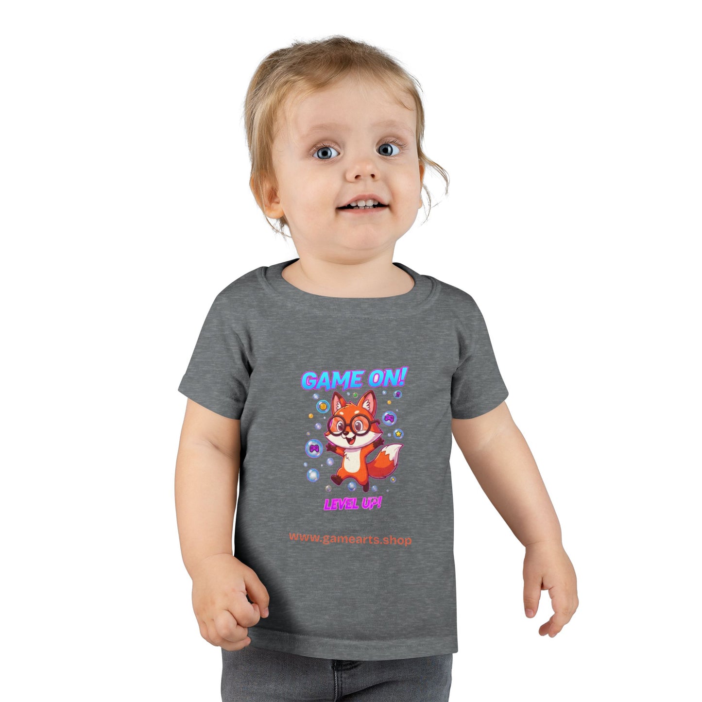 Bubble Fox Toddler Tee – Big Fun for Little Adventurers