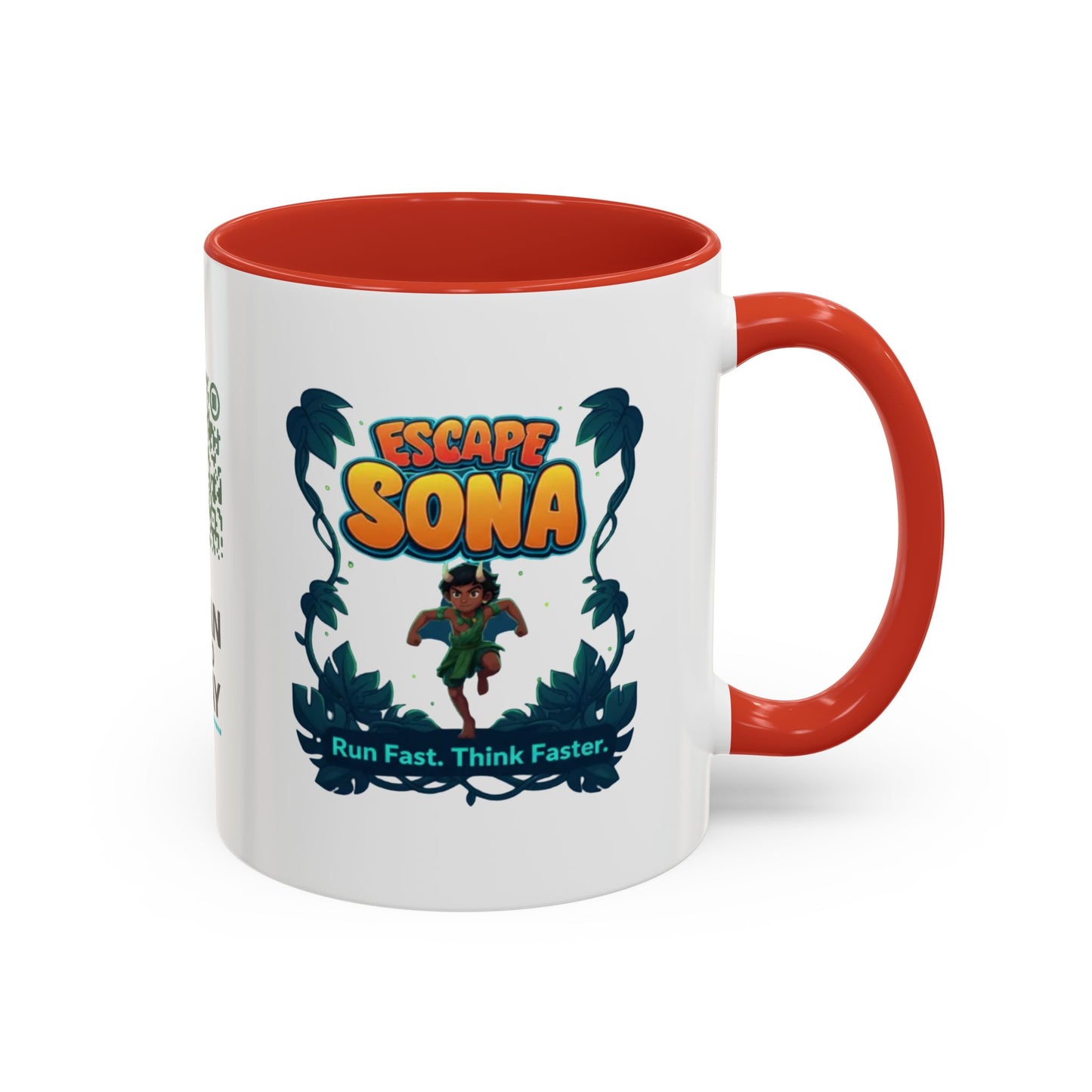 MahaSona Accent Mug – Sip in Style, Escape in Spirit - Whimsical Gift , Fun Drinkware, Perfect for Birthdays, Holidays, Office Decor