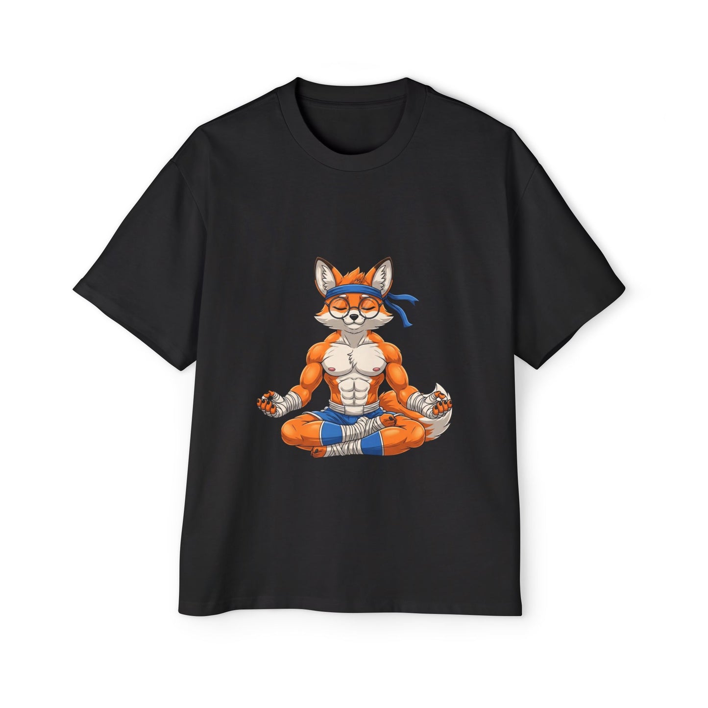 “Bubble Fox: Motion Art Oversized Tee Featuring Playful Fox Design, Casual Tee, Gift for Him, Unique Graphic T-Shirt, Streetwear Essentials, [...]