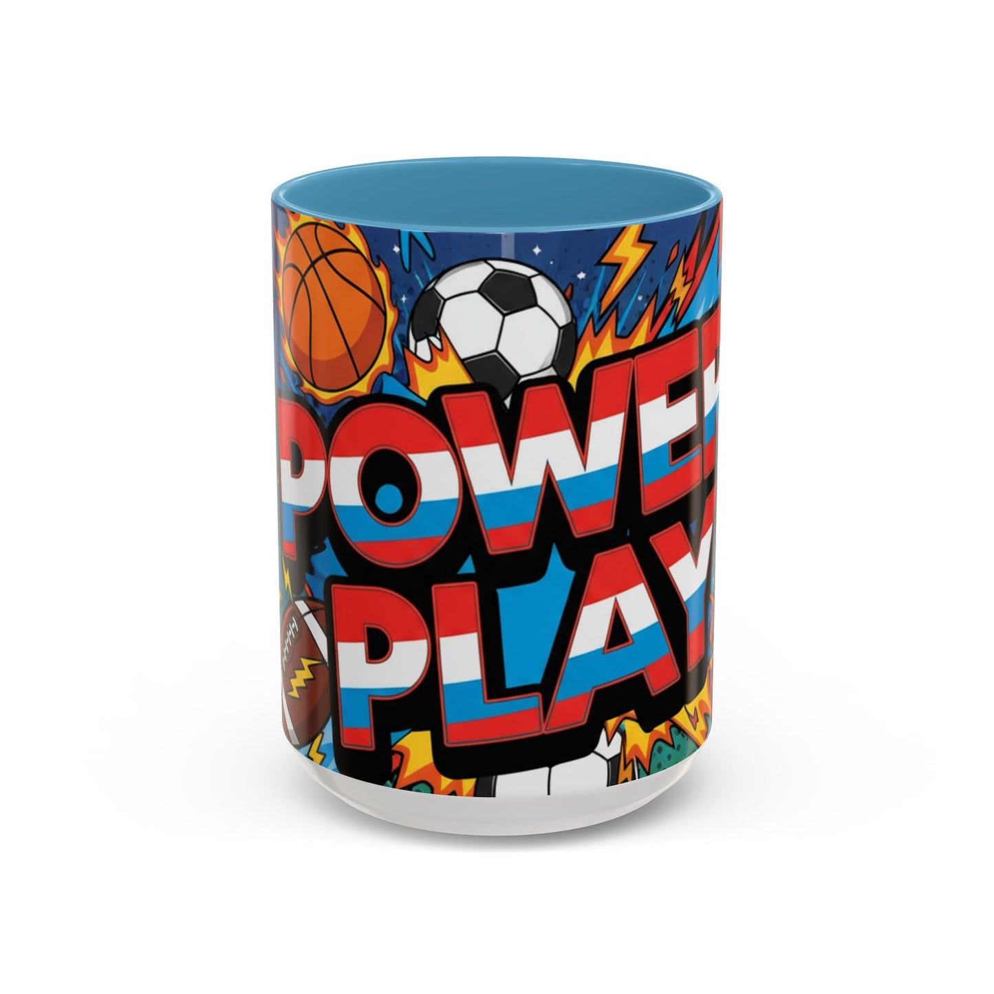 Sports-Themed Coffee Mug: 'Power Play' | Perfect Gift for Athletes, Gamers, or Sports Lovers | 11oz & 15oz | Great for Birthdays, [...]