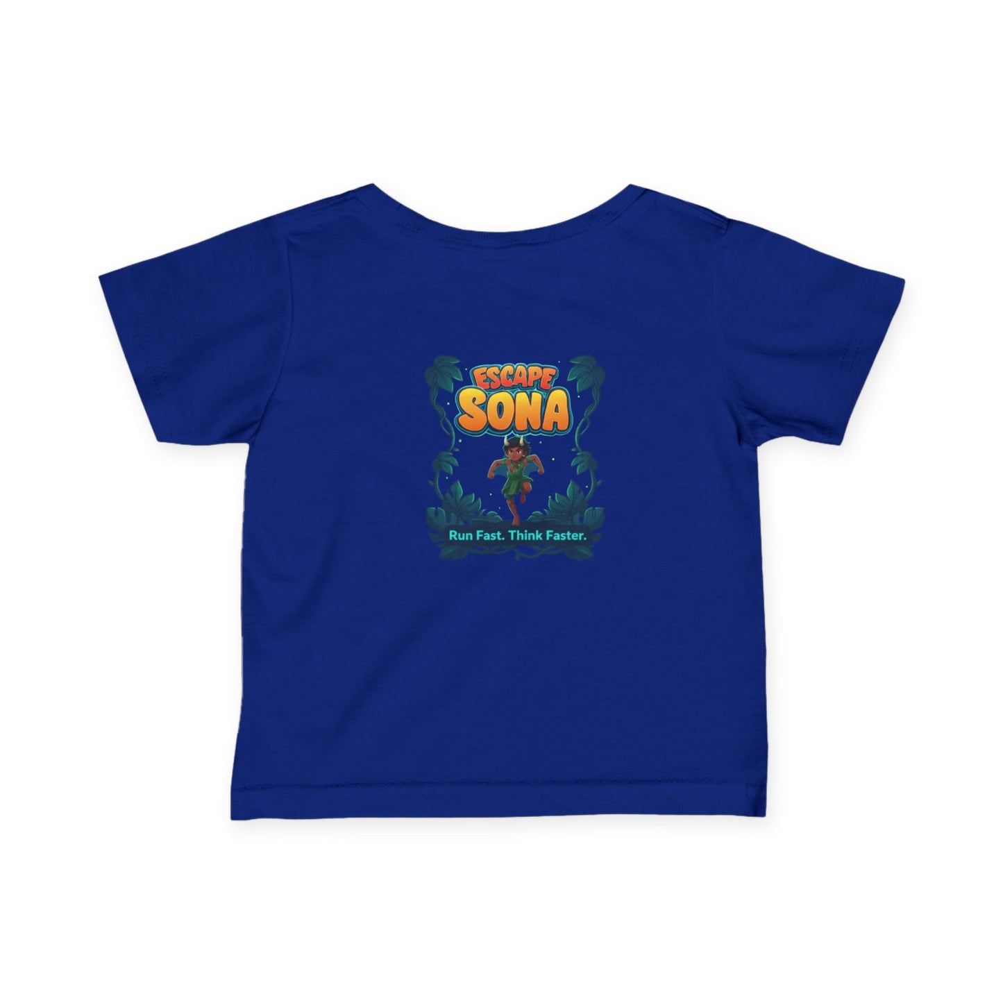 Infant Adventure Tee, Cute Baby T-Shirt, Escape Sona Kids Wear, Toddler Fun Clothing, Summer Vacation Gift, Playful Baby Apparel