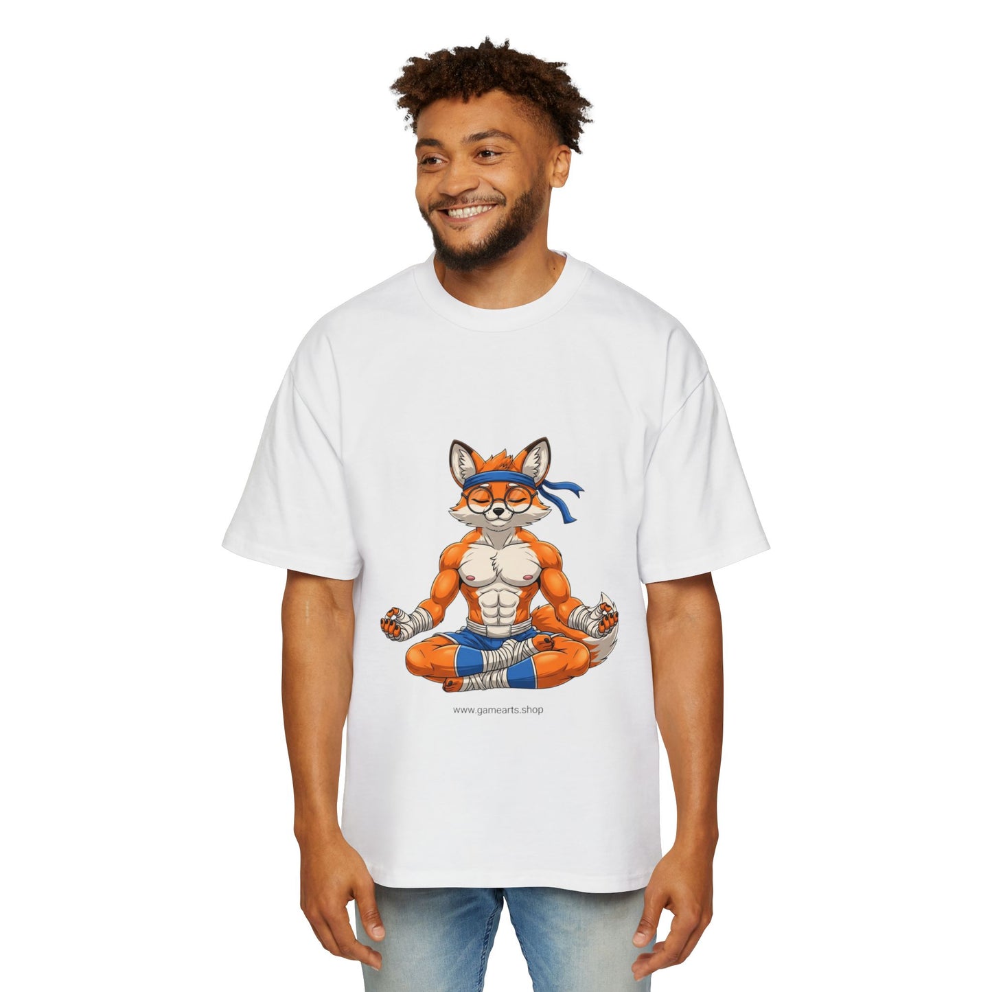 “Bubble Fox: Motion Art Oversized Tee Featuring Playful Fox Design, Casual Tee, Gift for Him, Unique Graphic T-Shirt, Streetwear Essentials, [...]