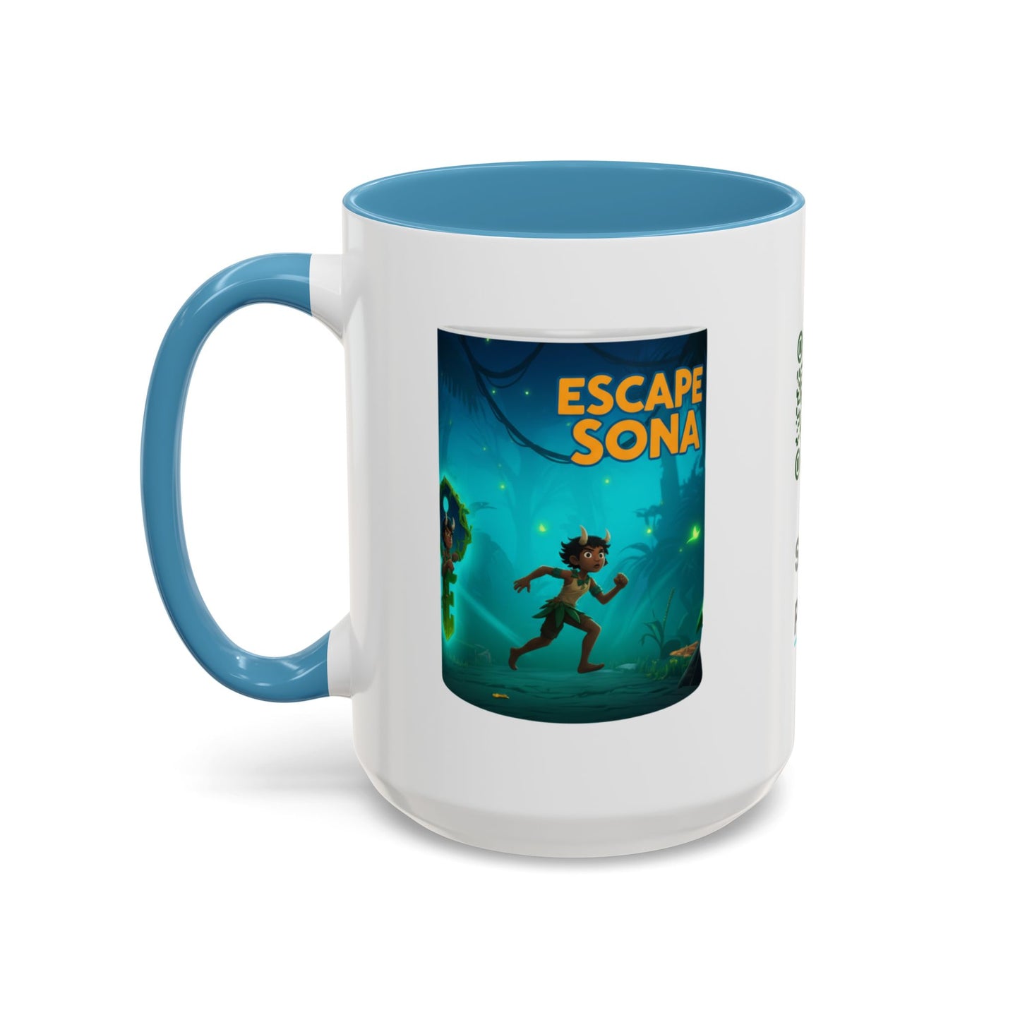MahaSona Accent Mug – Sip in Style, Escape in Spirit - Whimsical Gift , Fun Drinkware, Perfect for Birthdays, Holidays, Office Decor