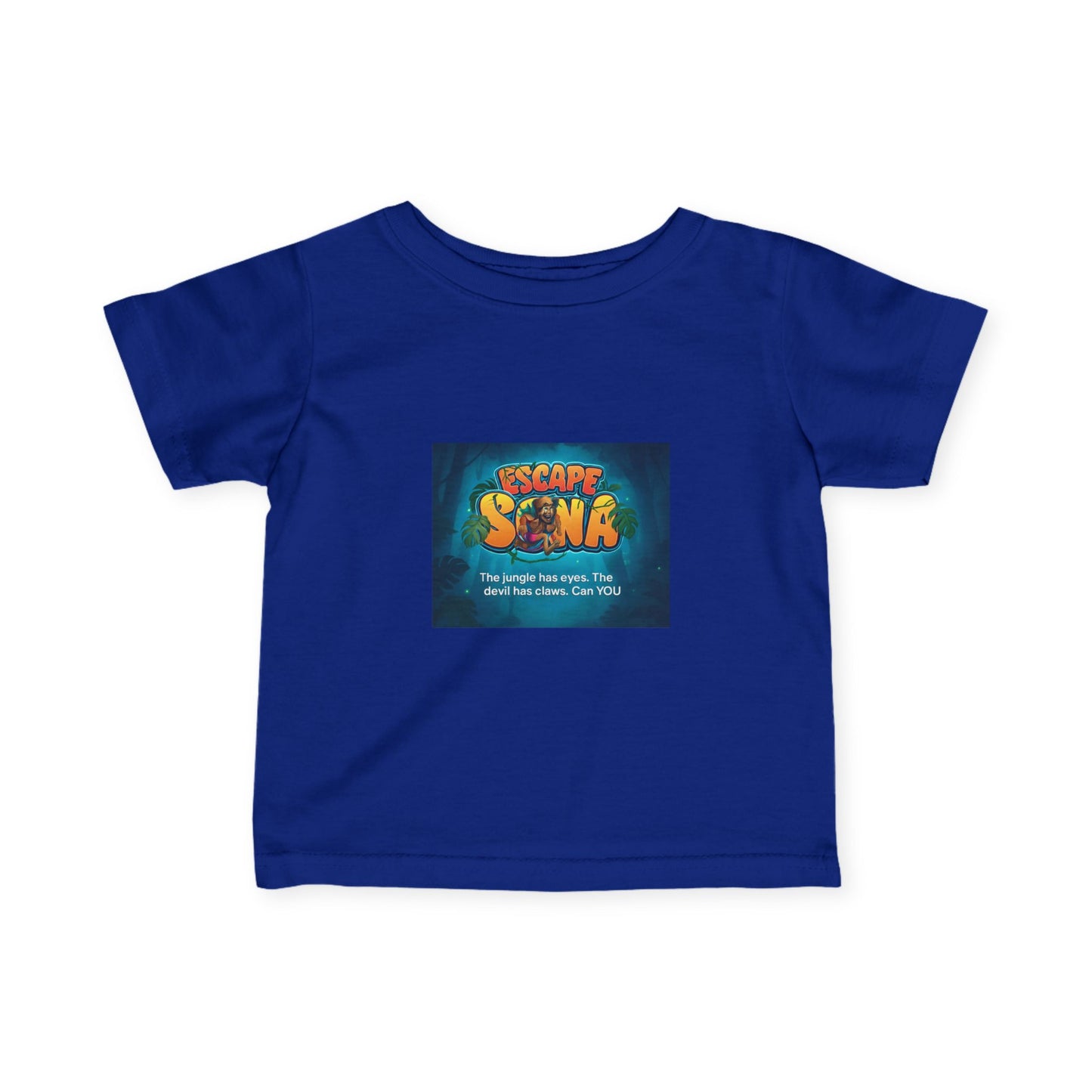 Infant Adventure Tee, Cute Baby T-Shirt, Escape Sona Kids Wear, Toddler Fun Clothing, Summer Vacation Gift, Playful Baby Apparel