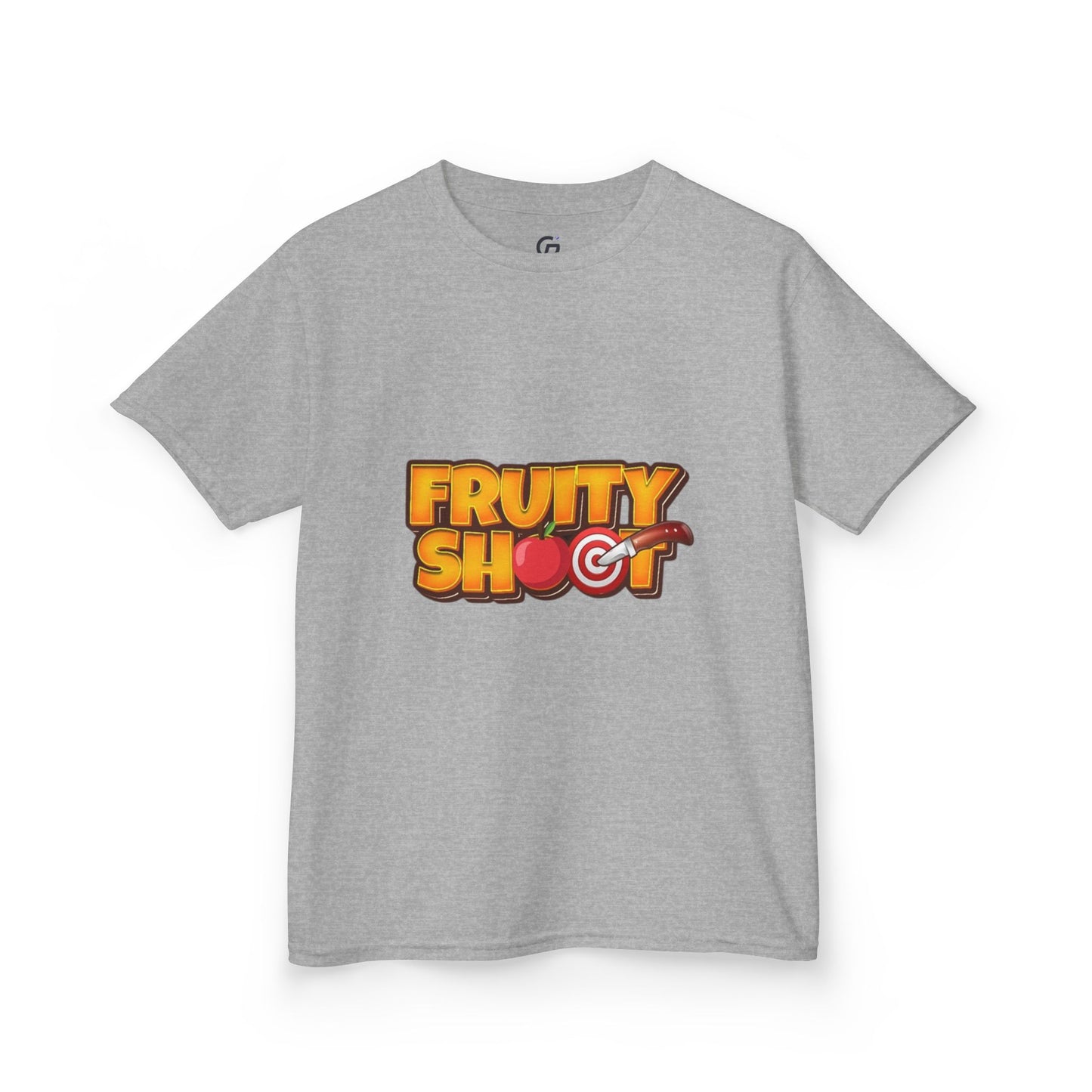 Fruity Shoot Kids T-Shirt | Fun Graphic Tee, Birthday Gift, Summer Apparel, Playdate Outfit, Everyday Wear