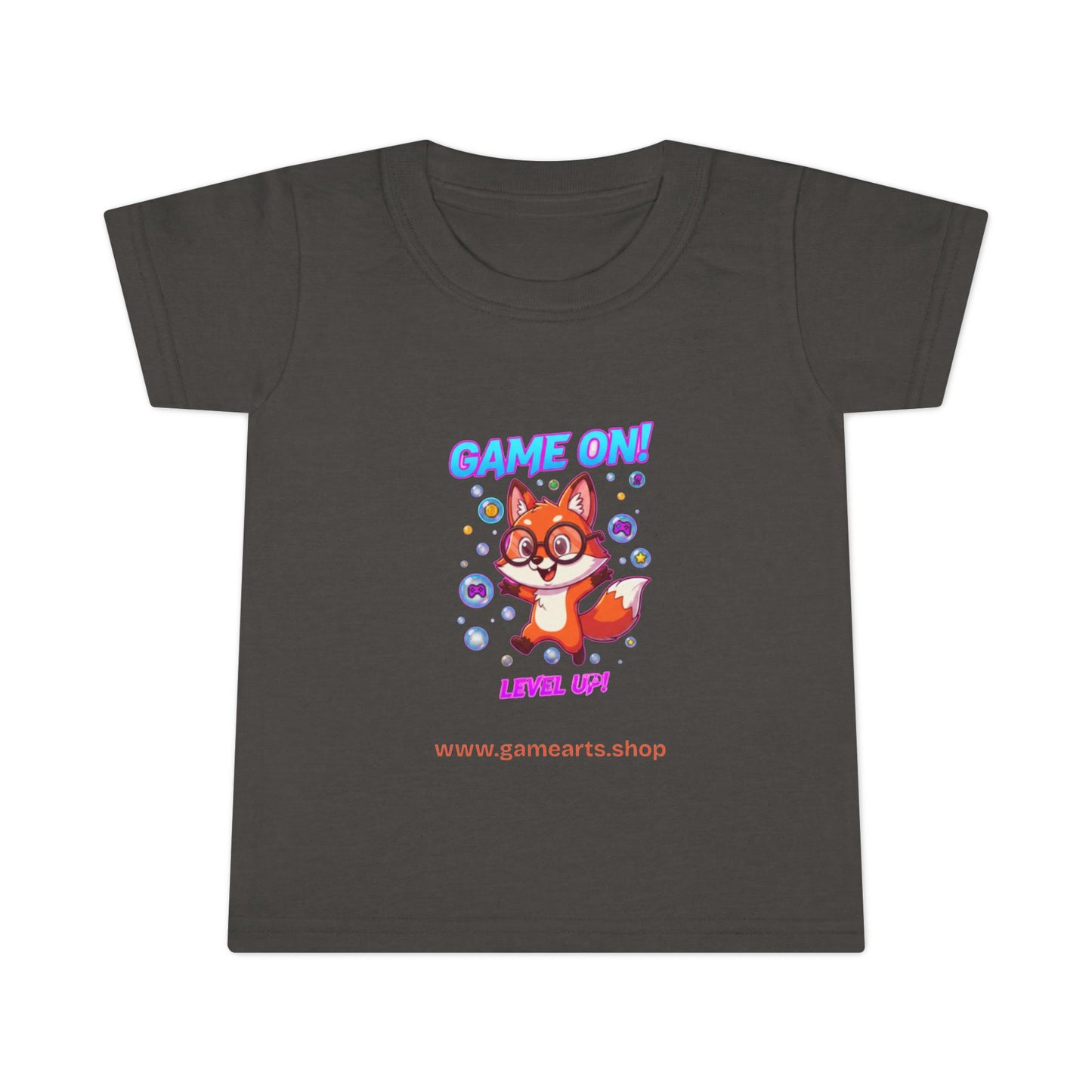 Bubble Fox Toddler Tee – Big Fun for Little Adventurers