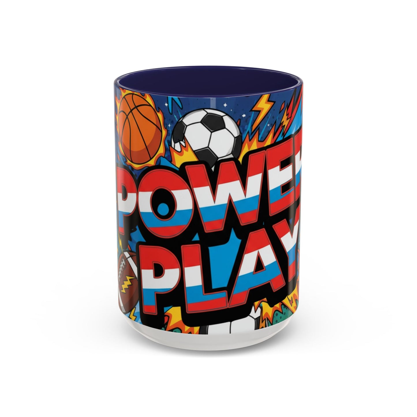 Sports-Themed Coffee Mug: 'Power Play' | Perfect Gift for Athletes, Gamers, or Sports Lovers | 11oz & 15oz | Great for Birthdays, [...]