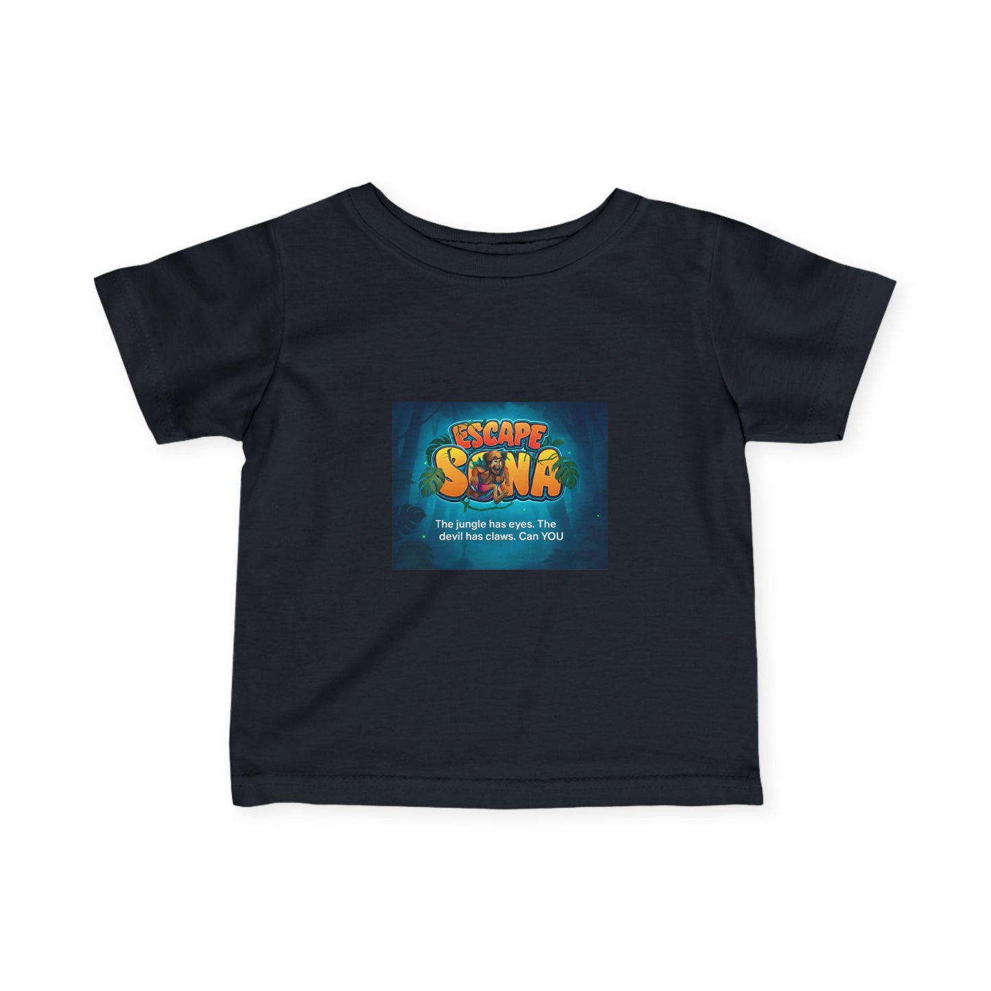 Infant Adventure Tee, Cute Baby T-Shirt, Escape Sona Kids Wear, Toddler Fun Clothing, Summer Vacation Gift, Playful Baby Apparel