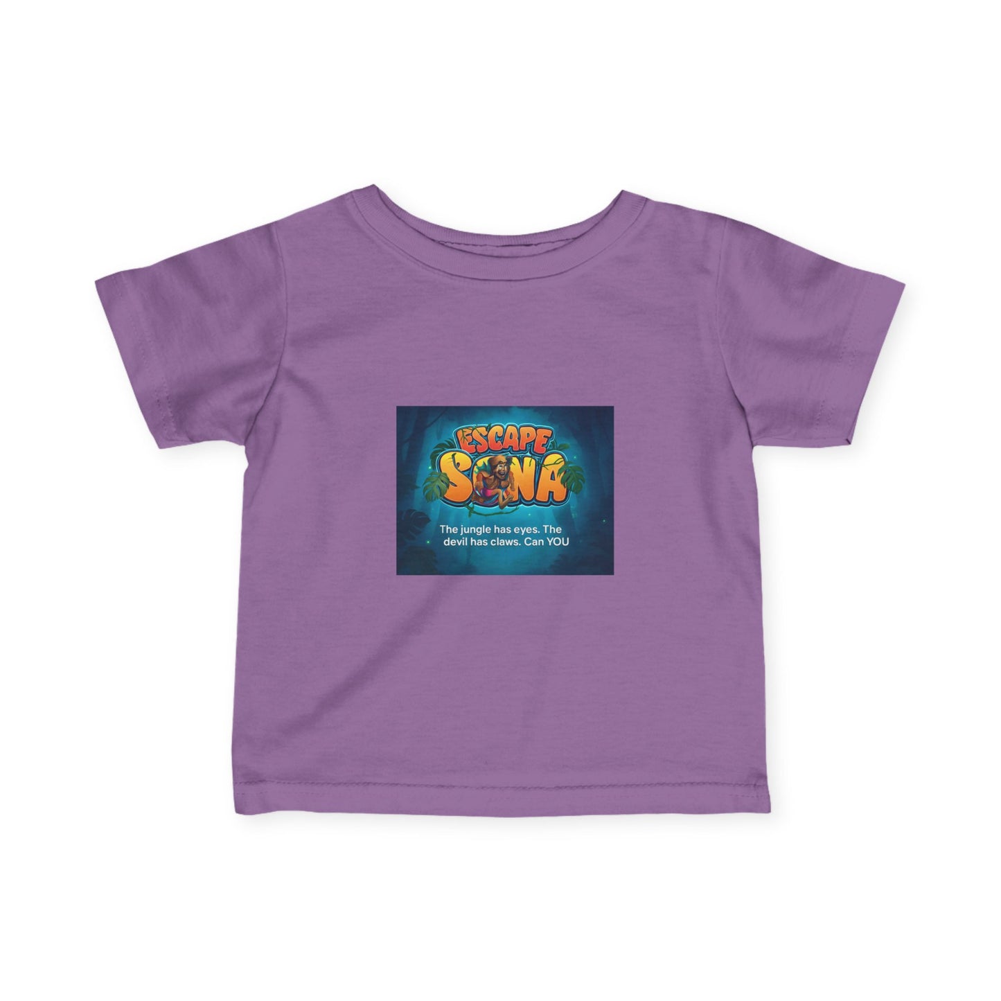 Infant Adventure Tee, Cute Baby T-Shirt, Escape Sona Kids Wear, Toddler Fun Clothing, Summer Vacation Gift, Playful Baby Apparel