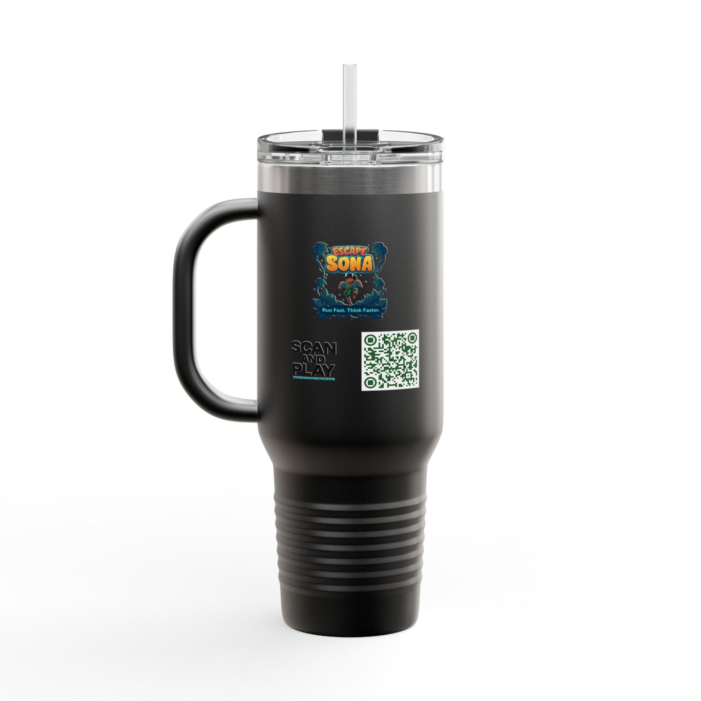 Escape to Adventure Insulated Travel Mug, 40oz | Ideal for Outdoor Enthusiasts, Gifts for Travelers, Motivational Coffee Cup, [...]