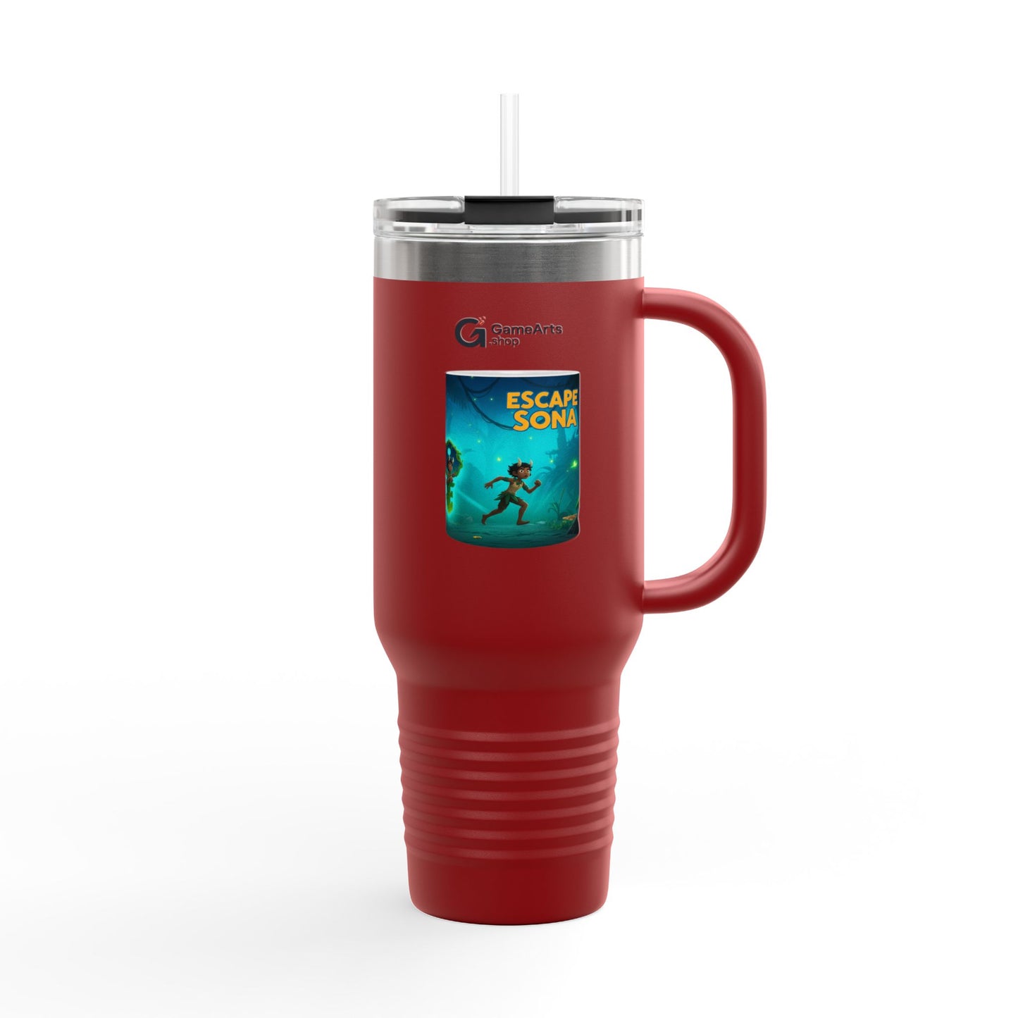 Escape to Adventure Insulated Travel Mug, 40oz | Ideal for Outdoor Enthusiasts, Gifts for Travelers, Motivational Coffee Cup, [...]