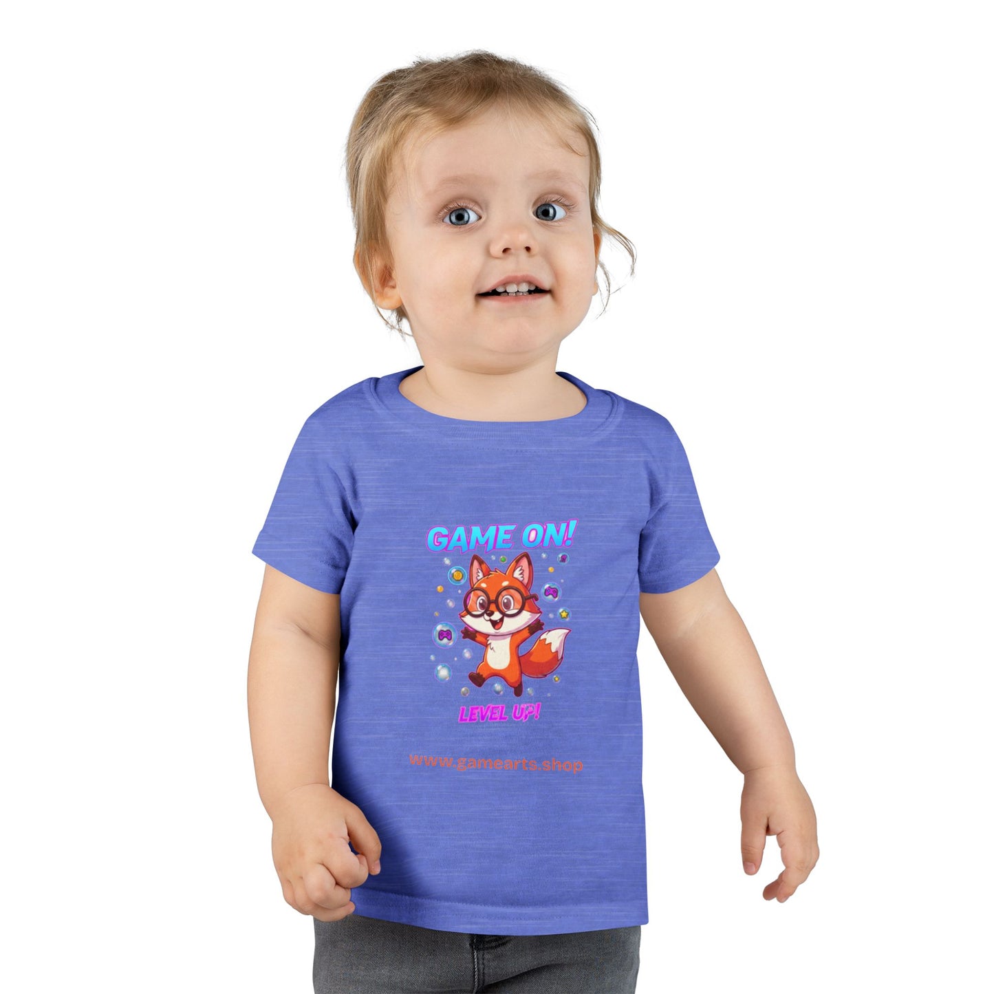 Bubble Fox Toddler Tee – Big Fun for Little Adventurers