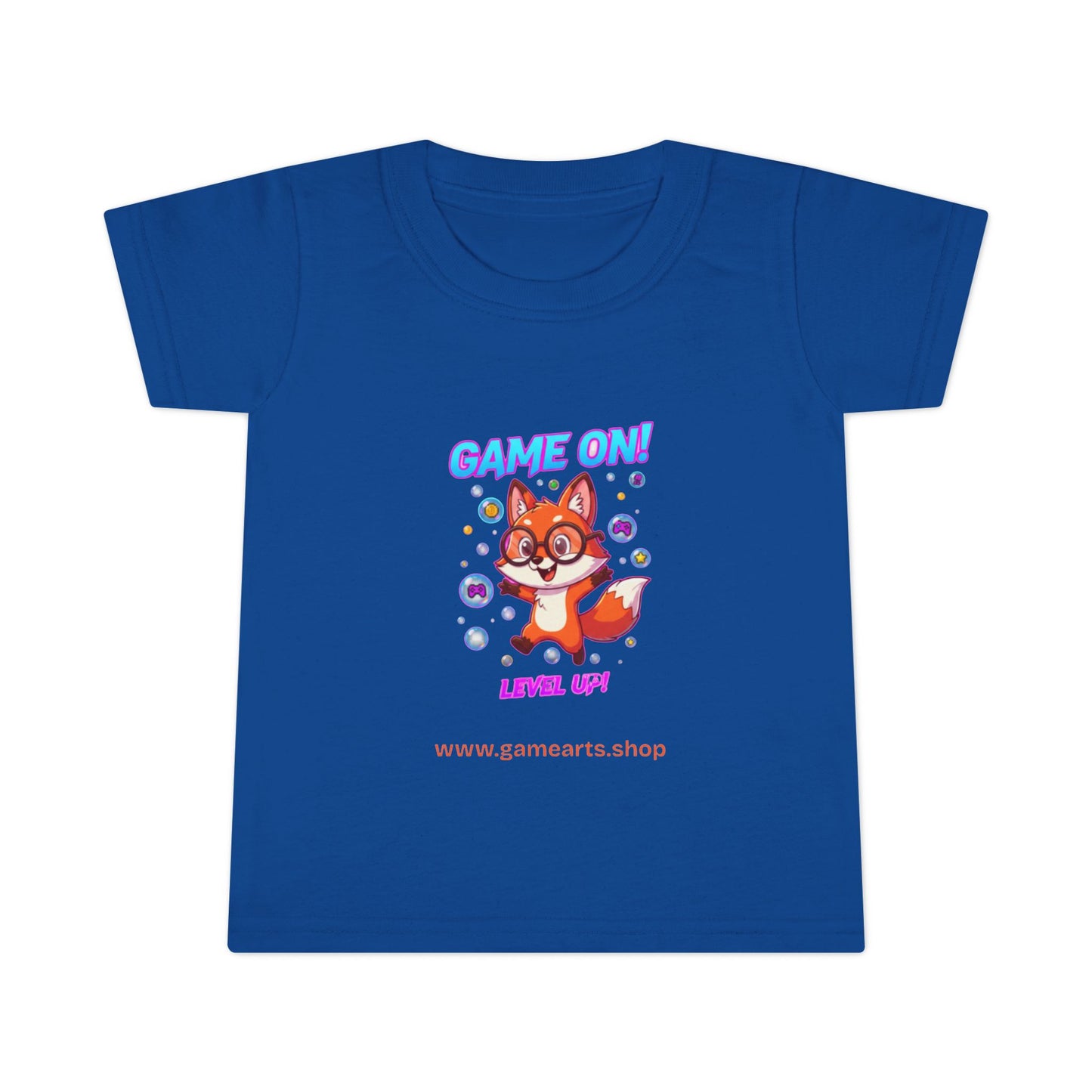 Bubble Fox Toddler Tee – Big Fun for Little Adventurers