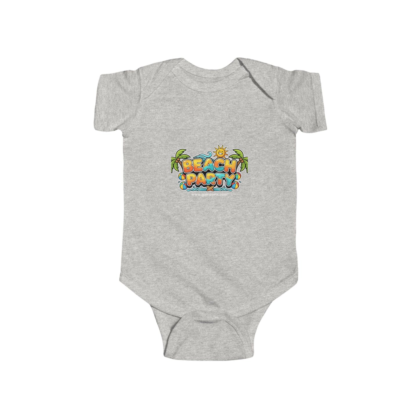 Beach Baby Bodysuit, Cute Infant Outfit, Summer Baby Clothes, Unisex Baby Gift, Tropical Baby Wear