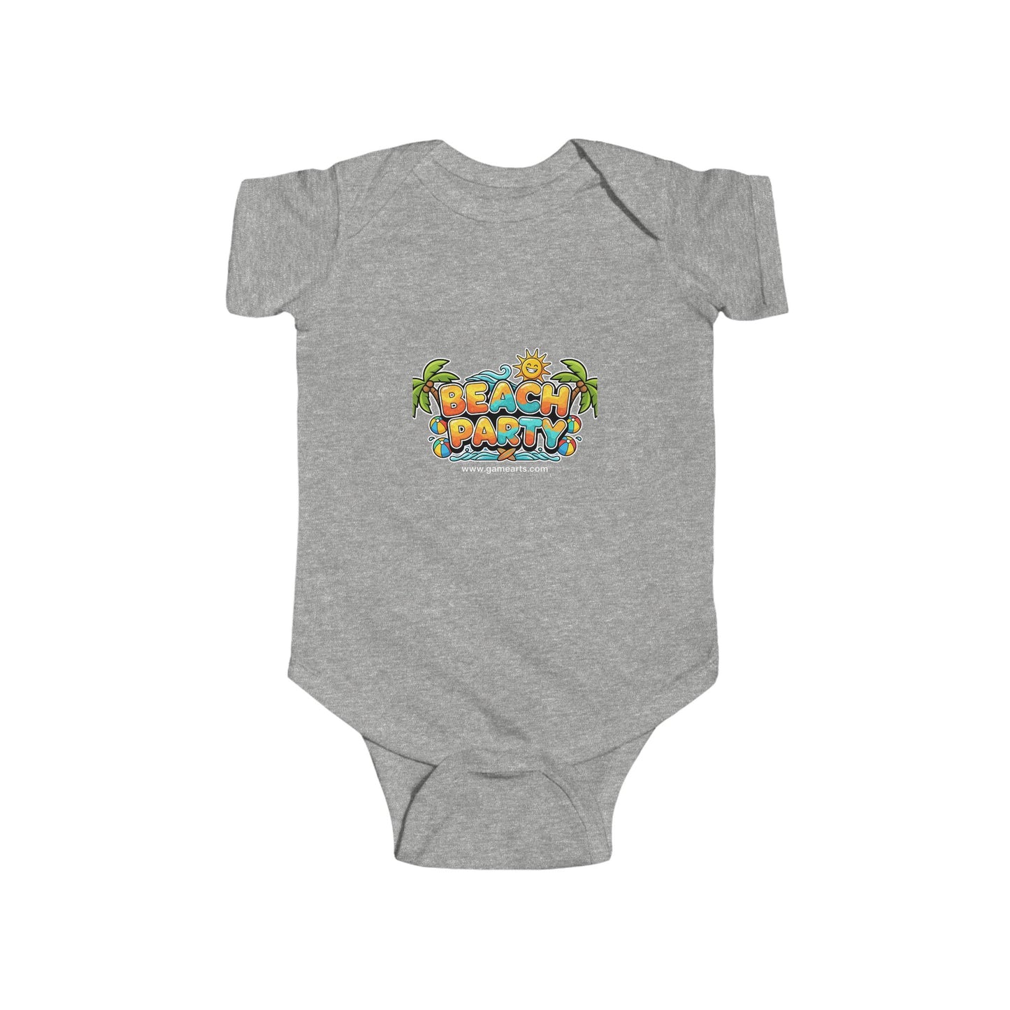 Beach Baby Bodysuit, Cute Infant Outfit, Summer Baby Clothes, Unisex Baby Gift, Tropical Baby Wear